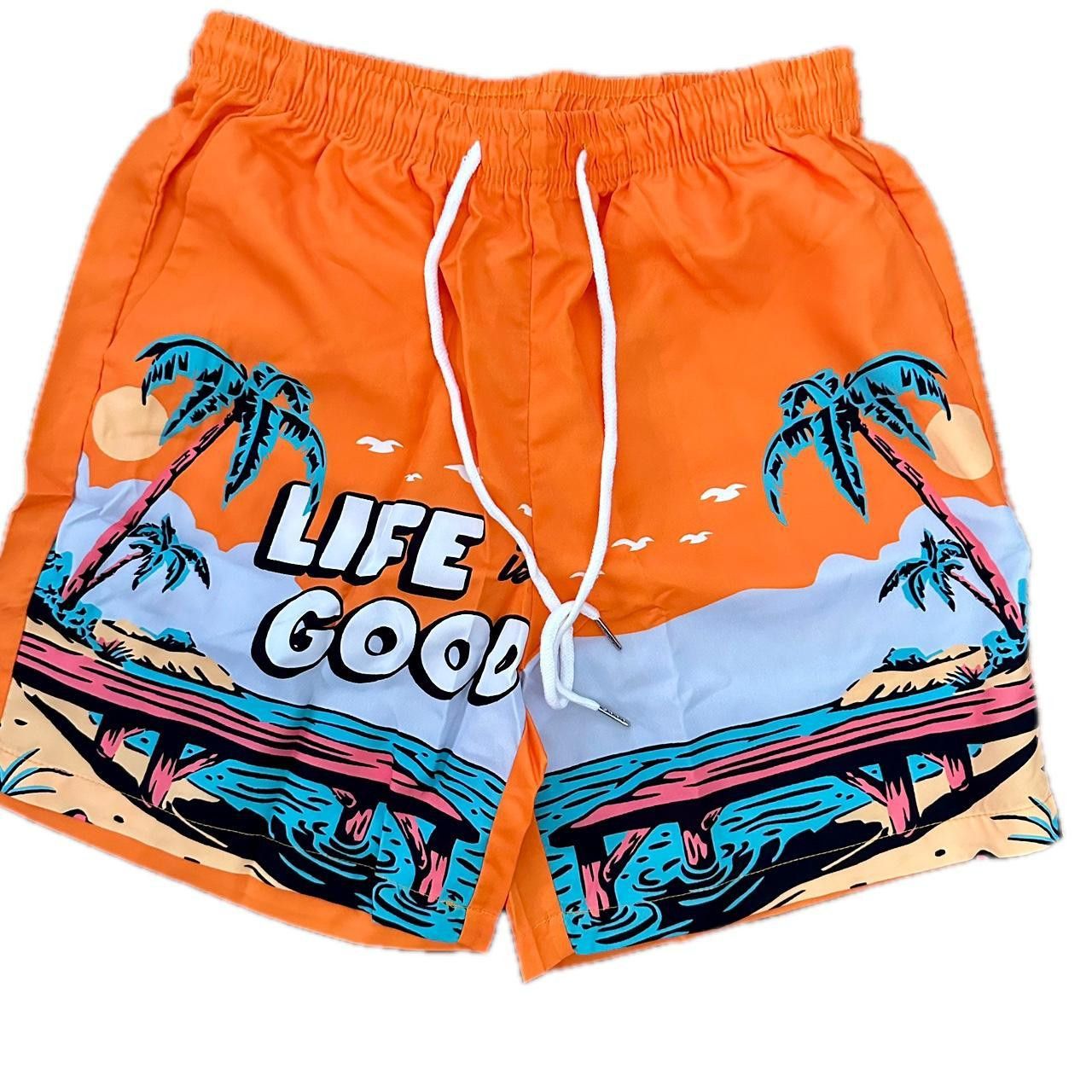 Other Good Life Orange Swim Trunks Size US 30 / EU 46 - 3 Thumbnail