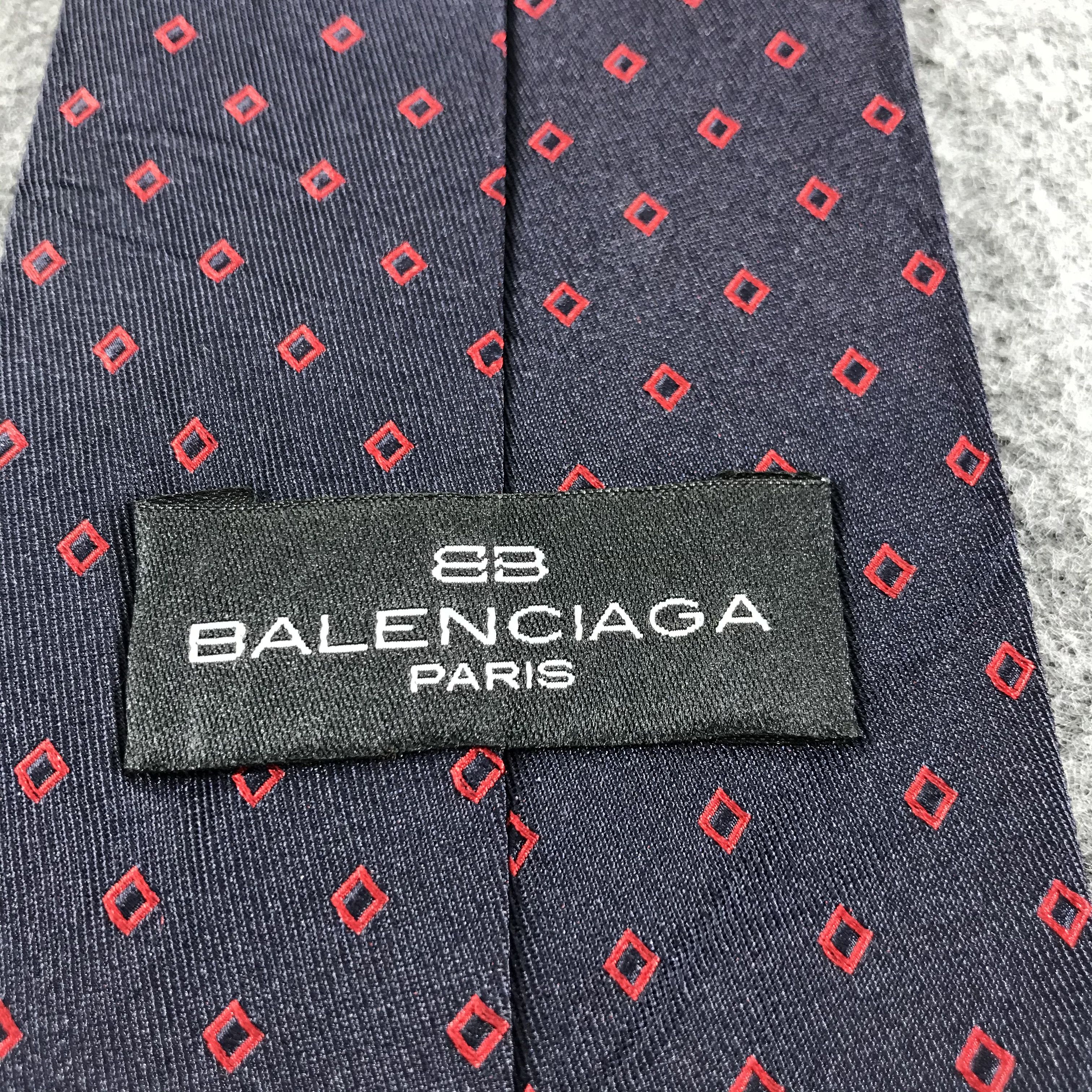 Balenciaga × Vintage Vintage Balenciaga Silk Neck Ties T12 Size ONE SIZE - 2 Thumbnail