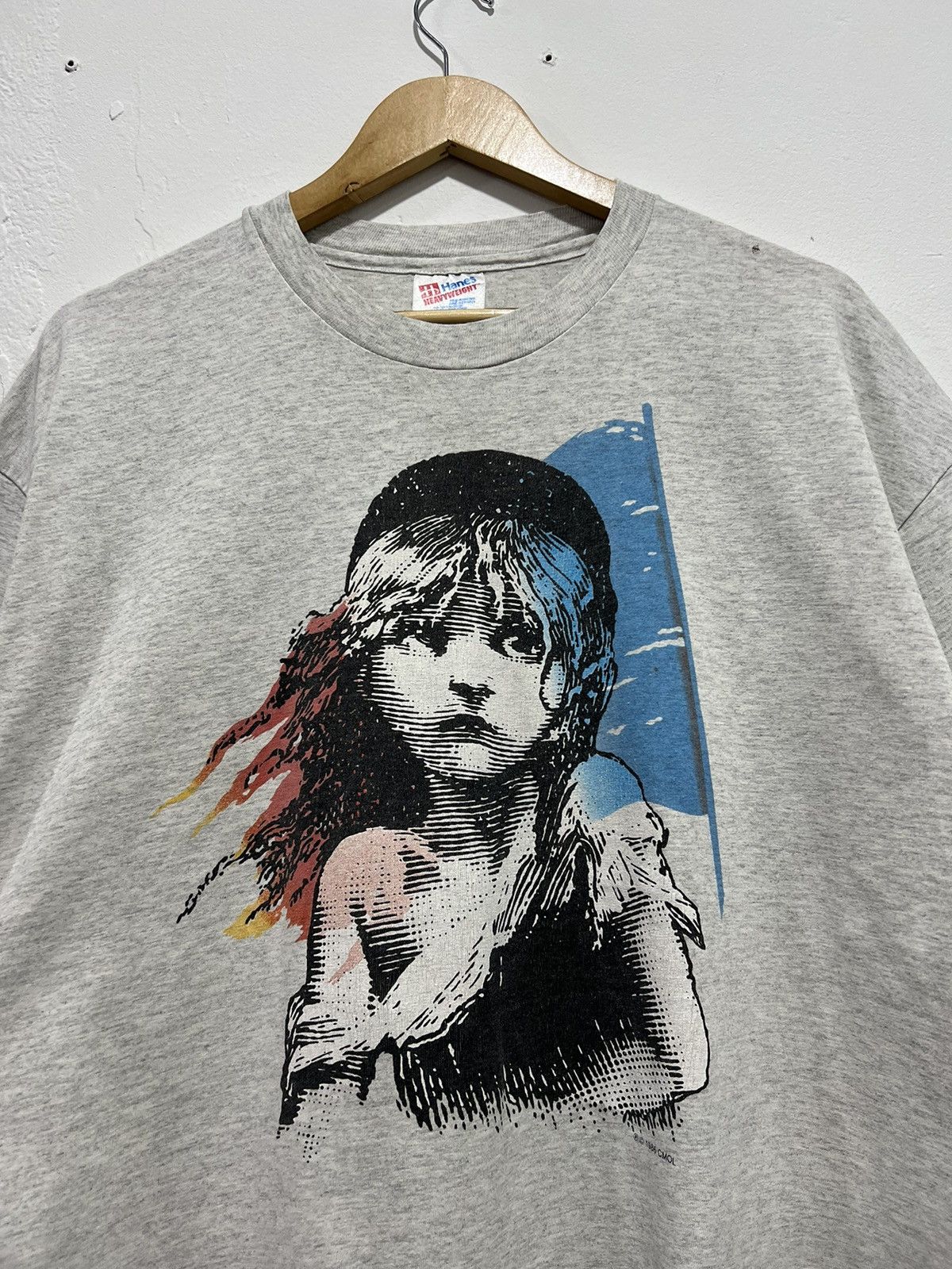 Band Tees × Vintage Vintage 1986’ Les Misérables Iconic Tshirt Size US XL / EU 56 / 4 - 2 Thumbnail