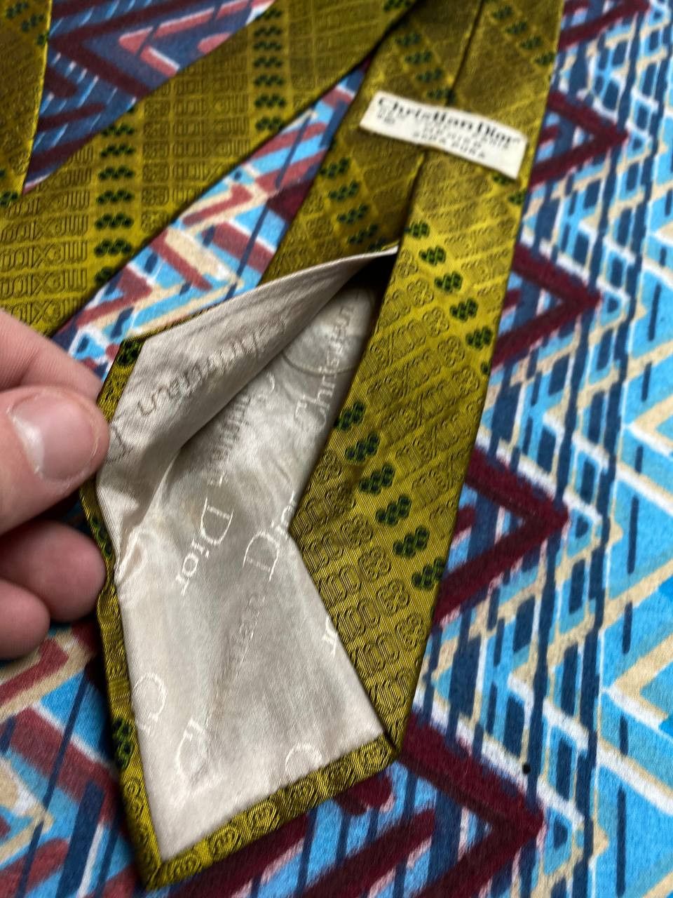 Christian Dior Monsieur × Dior × Vintage Vintage Christian Dior Tie Size ONE SIZE - 3 Thumbnail