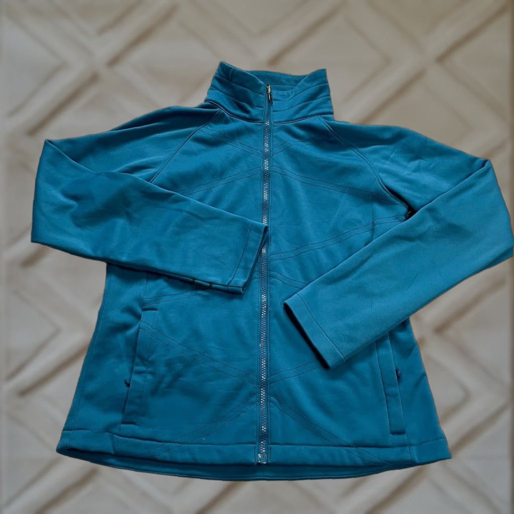 Vintage Columbia Interchange Fleece Jacket Womens Medium Blue Full Zip Pockets High Neck Size M / US 6-8 / IT 42-44 - 1 Thumbnail