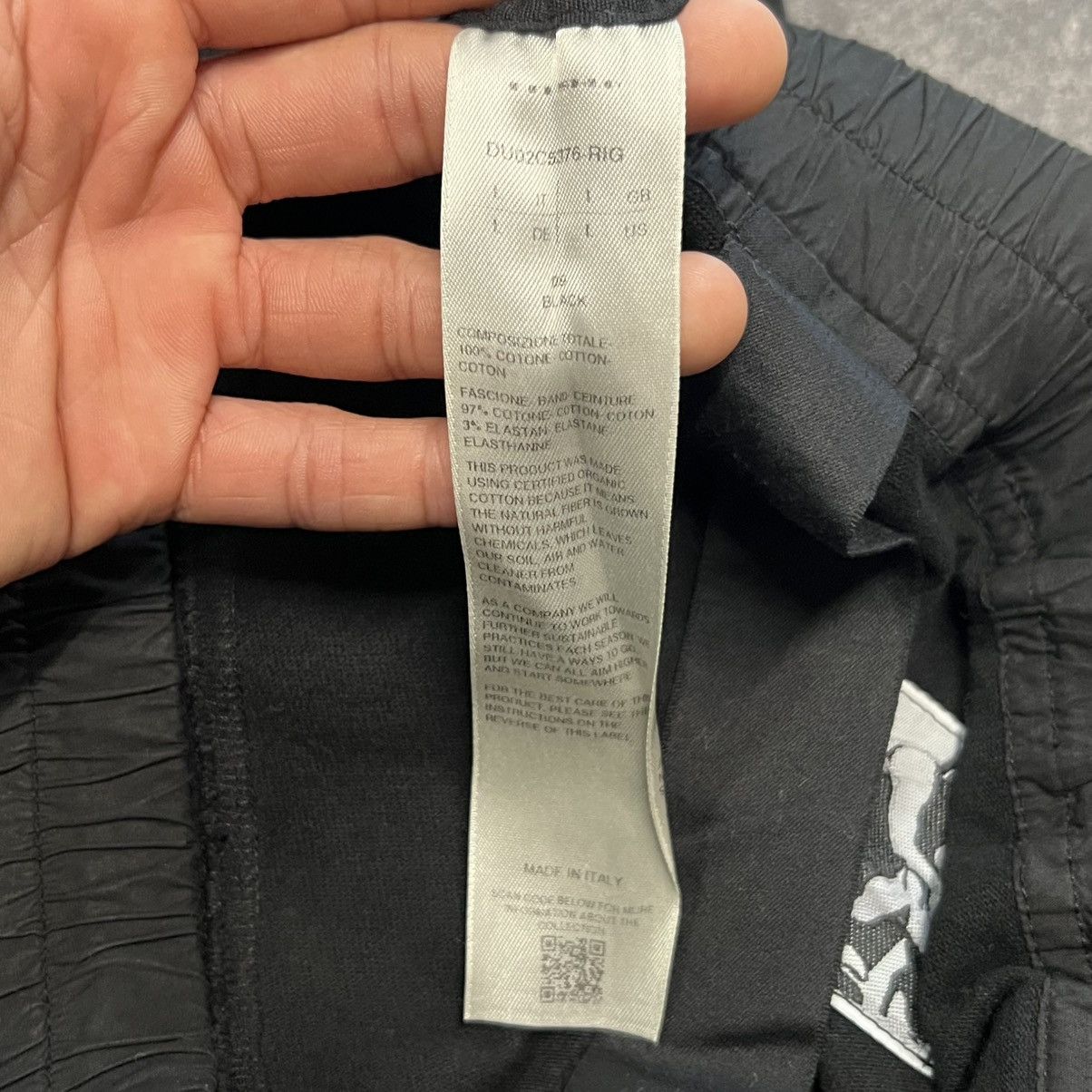 Rick Owens Drkshdw Rick Owens DRKSHDW Creatch Cargo Drawstring Pants Black Size US 36 / EU 52 - 10 Thumbnail