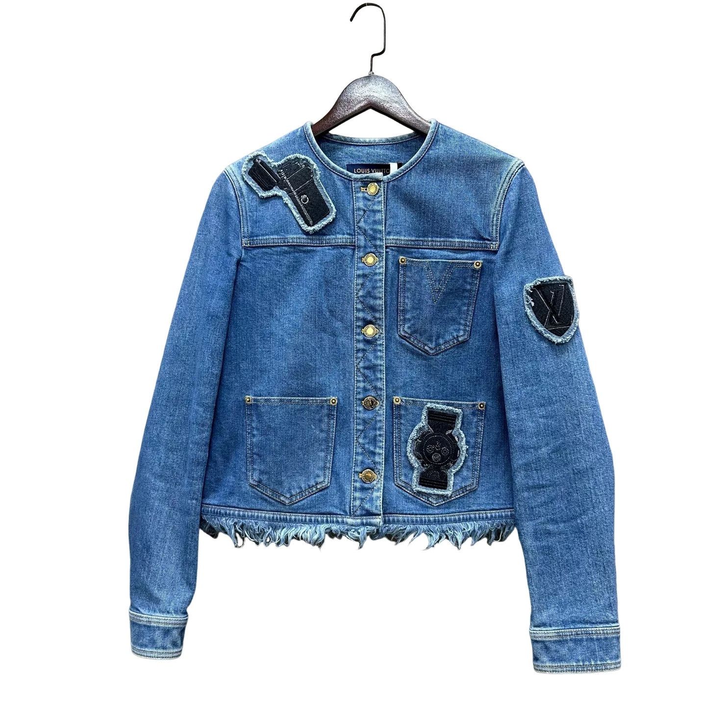 Louis Vuitton Louis Vuitton Patchwork Denim Jacket Size 40 Size S / US 4 / IT 40 - 1 Thumbnail
