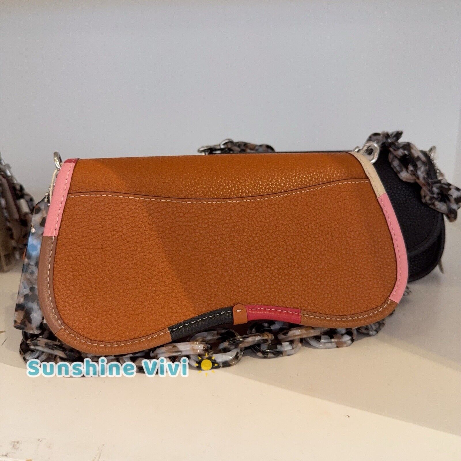 Coach NWT Coach Wavy Dinky Bag Coachtopia Brown Leather CK540 Size ONE SIZE - 4 Thumbnail