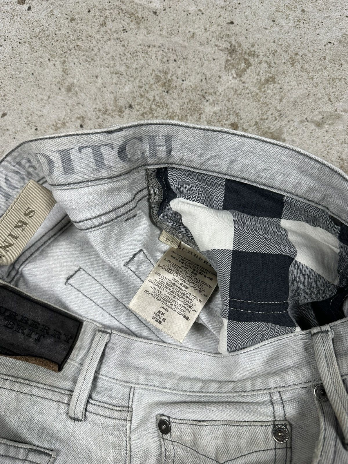 Burberry Burberry Brit Skinny Grey Jeans Denim Pants Size US 32 / EU 48 - 12 Thumbnail