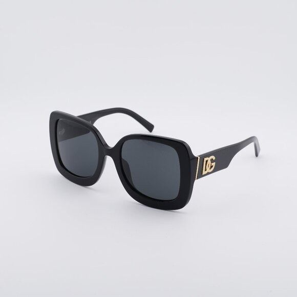 Dolce & Gabbana Dolce & Gabbana DG4513 501/87 Sunglasses Shiny Black Square Size ONE SIZE - 1 Thumbnail