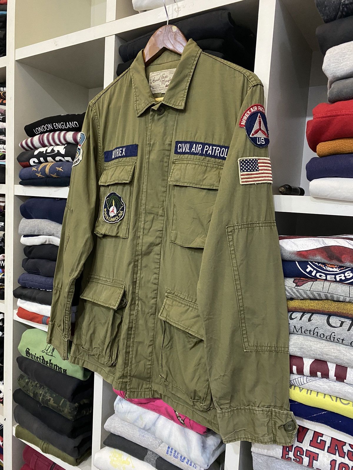 Avirex × Vintage Vintage Avirex patch jacket Size US M / EU 48-50 / 2 - 3 Thumbnail