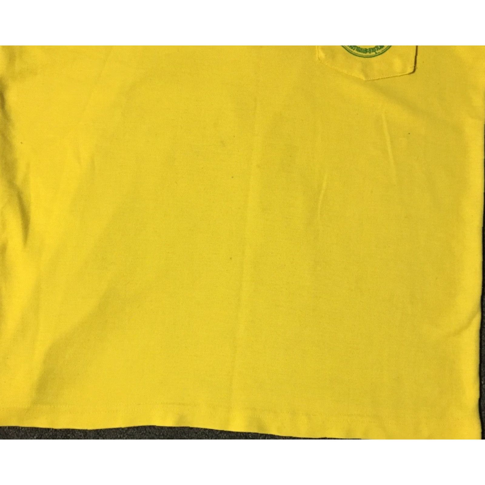 Vintage VINTAGE Ton Sai Thai Massage Faded Polo Shirt M Grunge Biker Therapist 90s USA Shirt Mens Yellow 90s 80s Classic Rockabilly USA Size US M / EU 48-50 / 2 - 5 Thumbnail