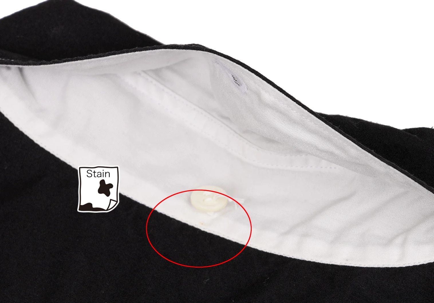 Ganryu Bicolor Short Sleeve Shirt in Black and White, Size M Size US M / EU 48-50 / 2 - 11 Thumbnail