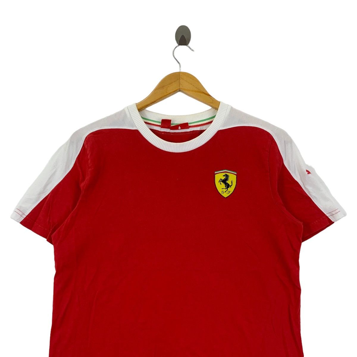 Ferrari × Puma SCUDERIA FERRARI x PUMA Official Product Tee Shirt Top Super Size US M / EU 48-50 / 2 - 2 Thumbnail