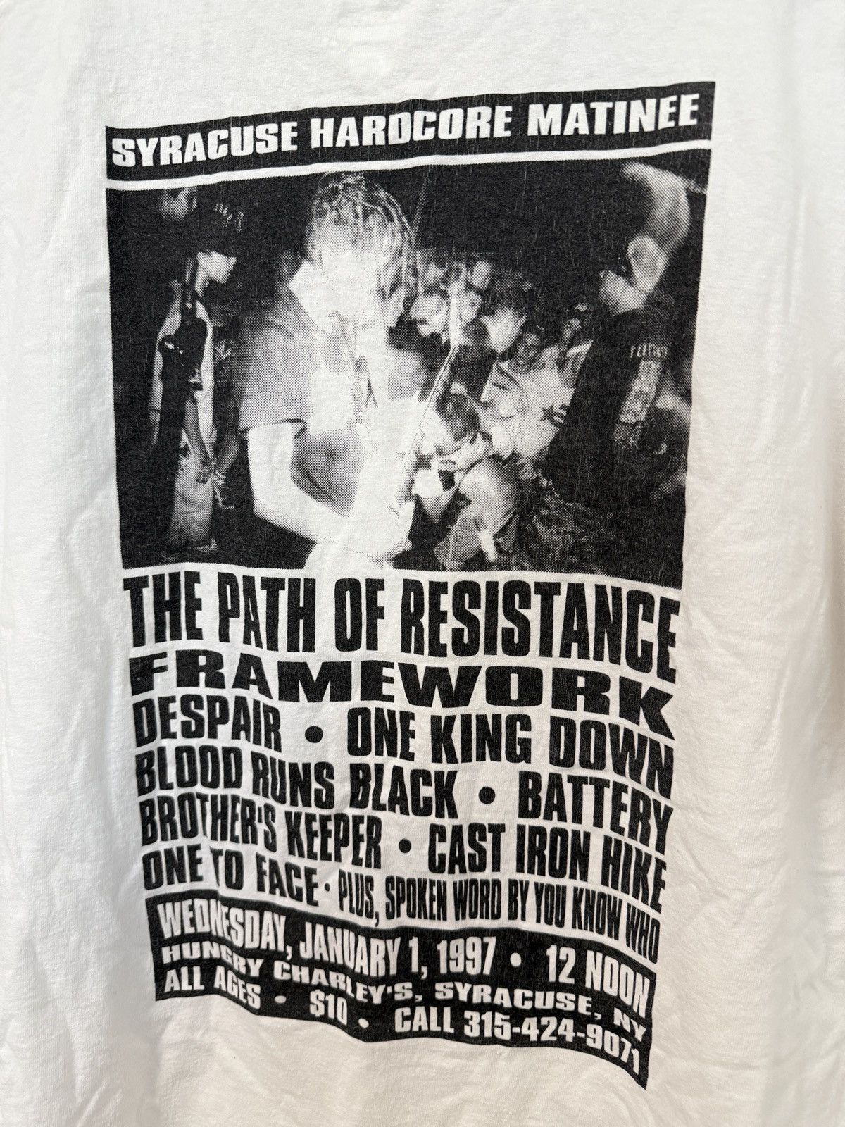 Band Tees PATH OF RESISTANCE syracuse Size US XL / EU 56 / 4 - 2 Thumbnail