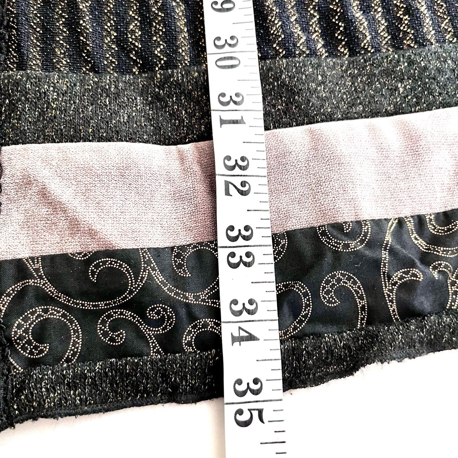 Chicos Chicos Patchwork Jacquard Duster Long Cardigan Coatigan Size XL / US 12-14 / IT 48-50 - 8 Thumbnail