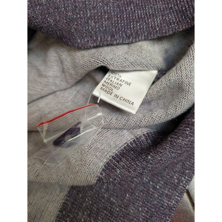 Peter Millar Peter Millar Merino Wool Quarter Zip Sweater - Purple Autumn Size US M / EU 48-50 / 2 - 5 Thumbnail