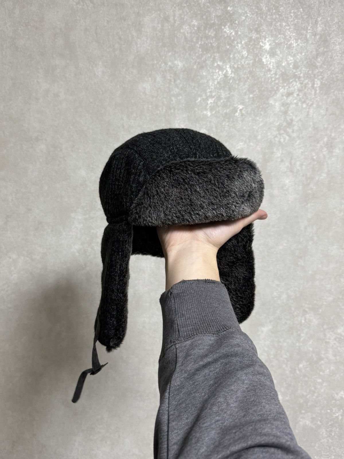 Japanese Brand × Vintage Vintage Hype Trapper winter Fur Y2K Fluffy Hat Ushanka Faux Size ONE SIZE - 7 Thumbnail