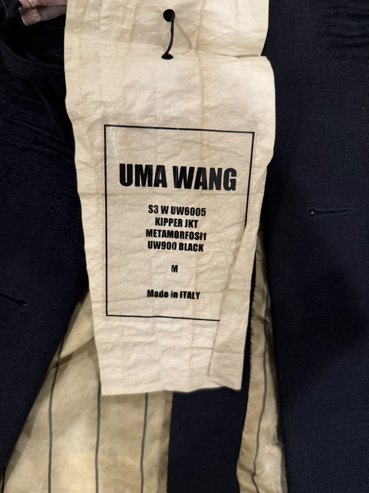 Uma Wang uma wang ss23 kipper jacket Size US M / EU 48-50 / 2 - 8 Thumbnail