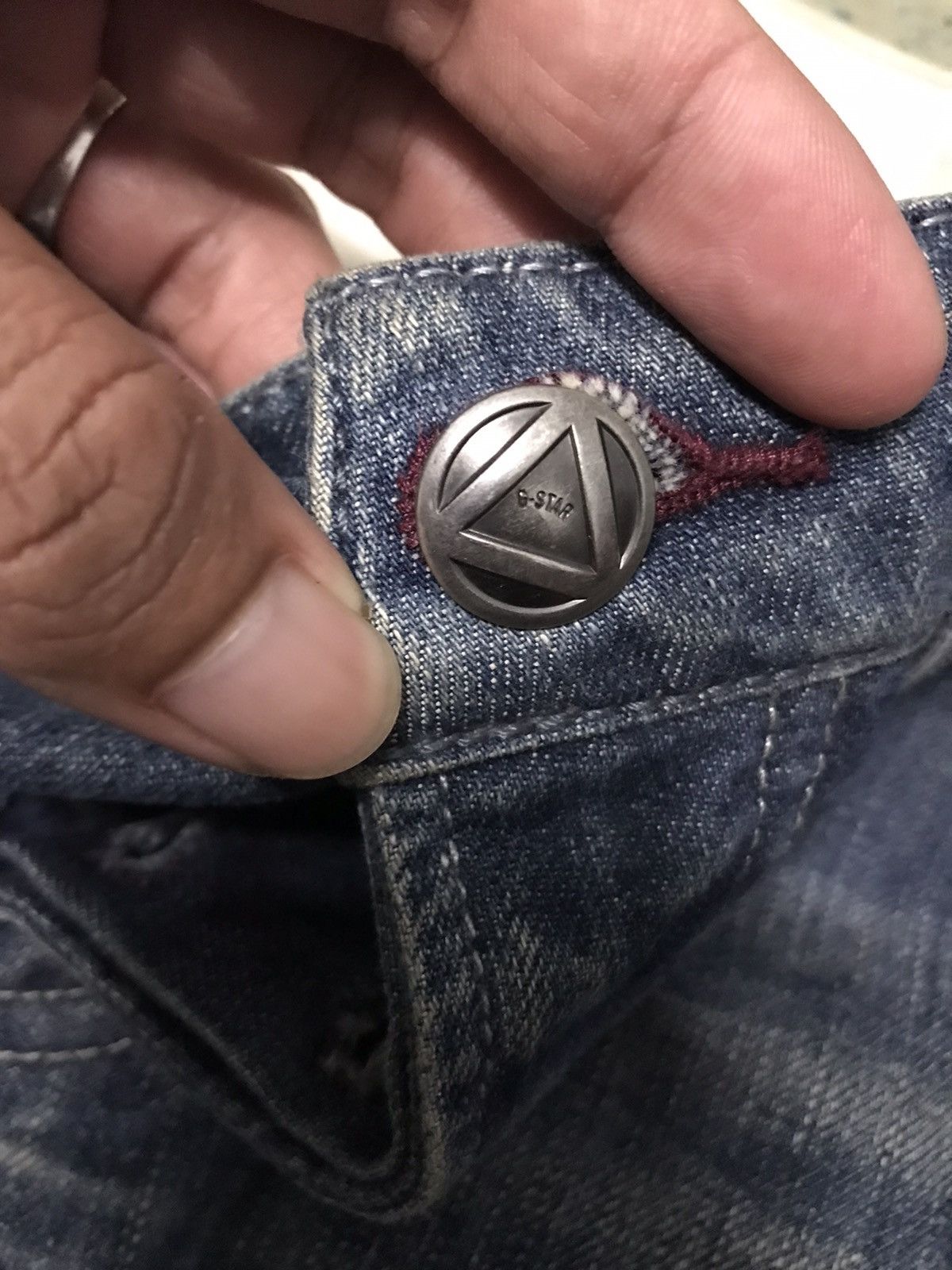 G-Star × If Six Was Nine Vintage G-Star Raw Denim Double Knee Buckle Jeans Size US 31 - 6 Thumbnail