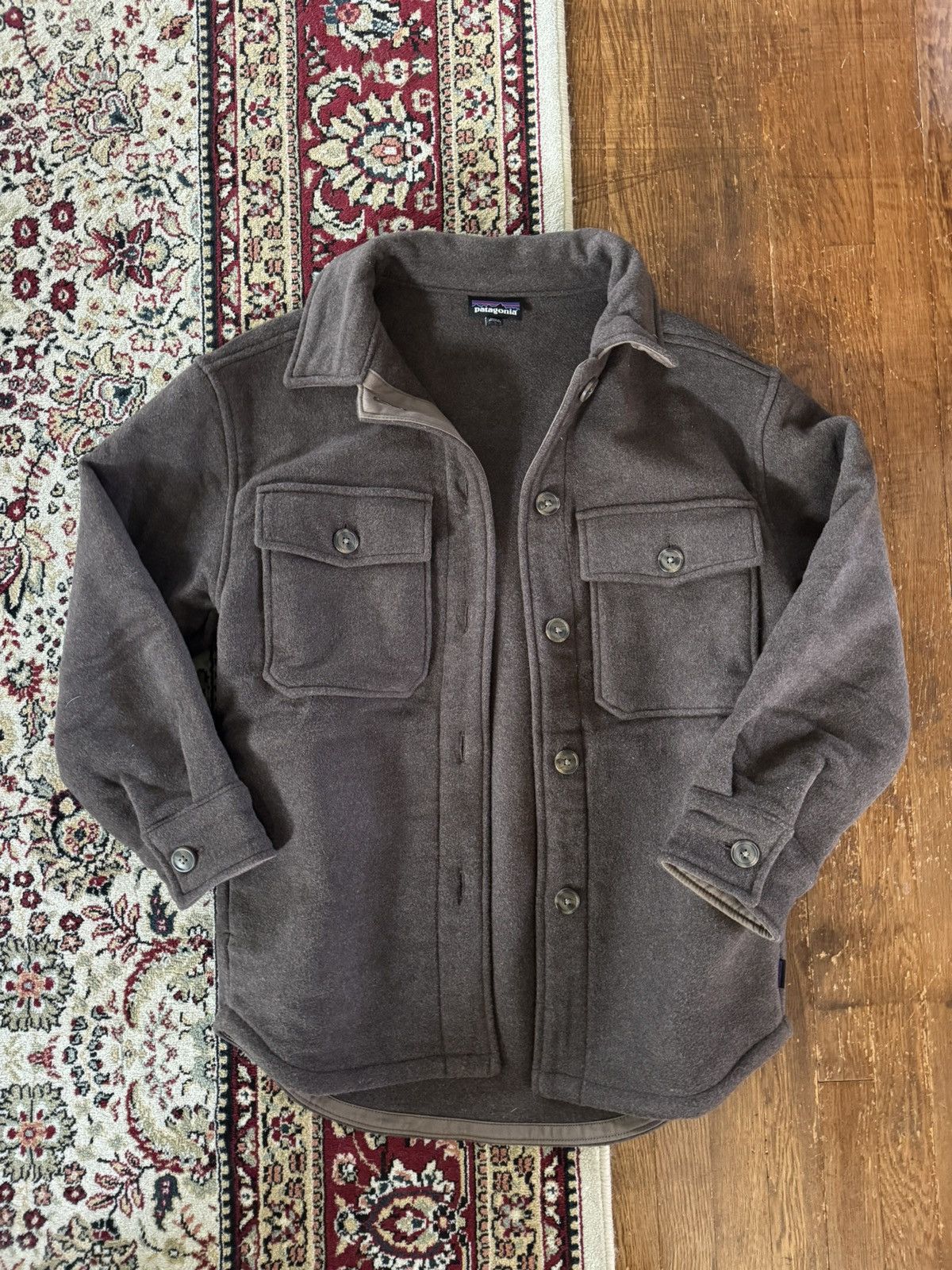 Patagonia 100% Wool Patagonia Oversized Overshirt Size S / US 4 / IT 40 - 1 Thumbnail