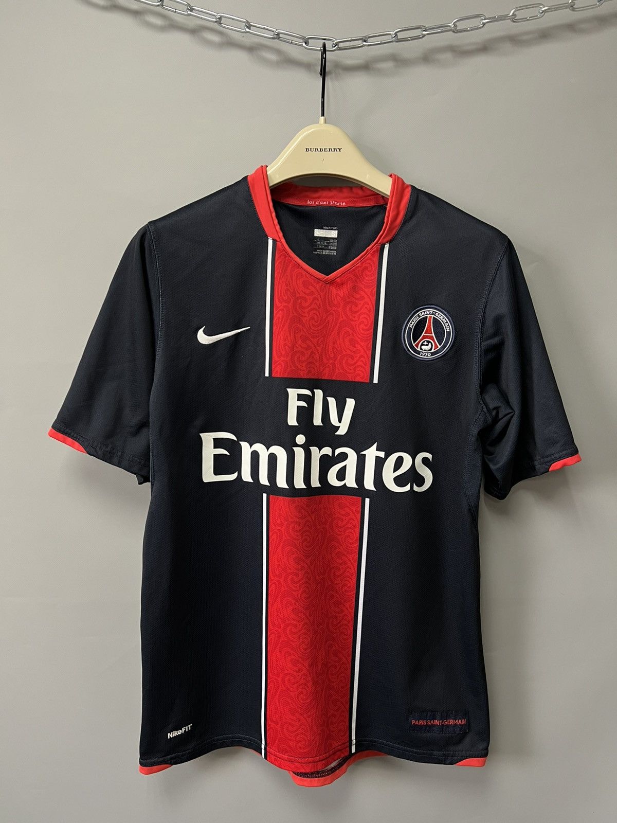 Nike Nike Paris Saint-Germain PSG 2008/09 Vintage Jersey T shirt Size US S / EU 44-46 / 1 - 1 Thumbnail