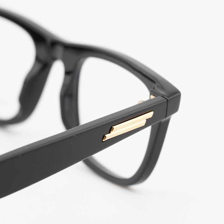 Bottega Veneta Bottega Veneta BV1129O 001 Eyeglasses Black 50mm Rectangle Size ONE SIZE - 7 Thumbnail