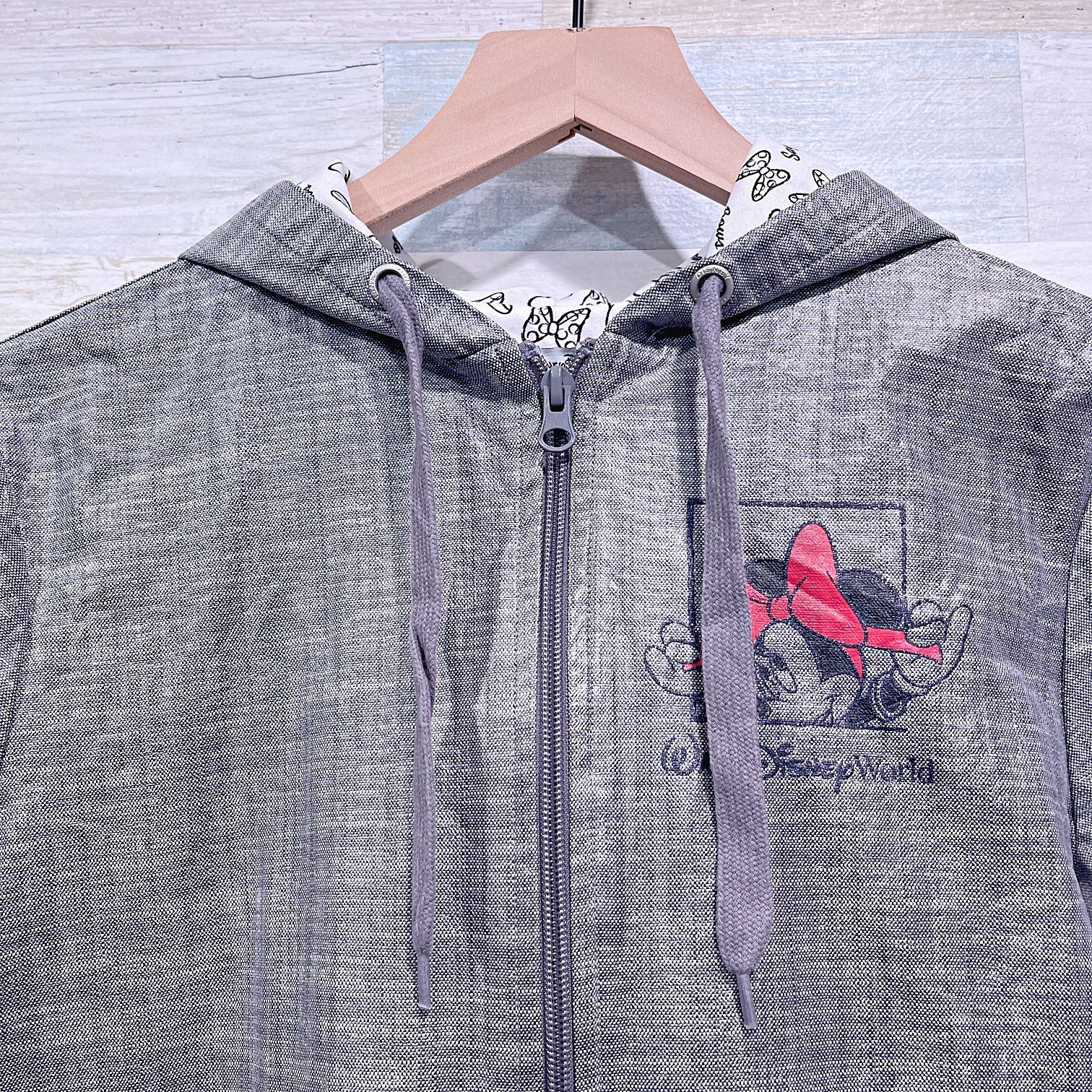 Disney DISNEY PARKS MINNIE MOUSE Rain Jacket Gray Womens XS Size XS / US 0-2 / IT 36-38 - 2 Thumbnail