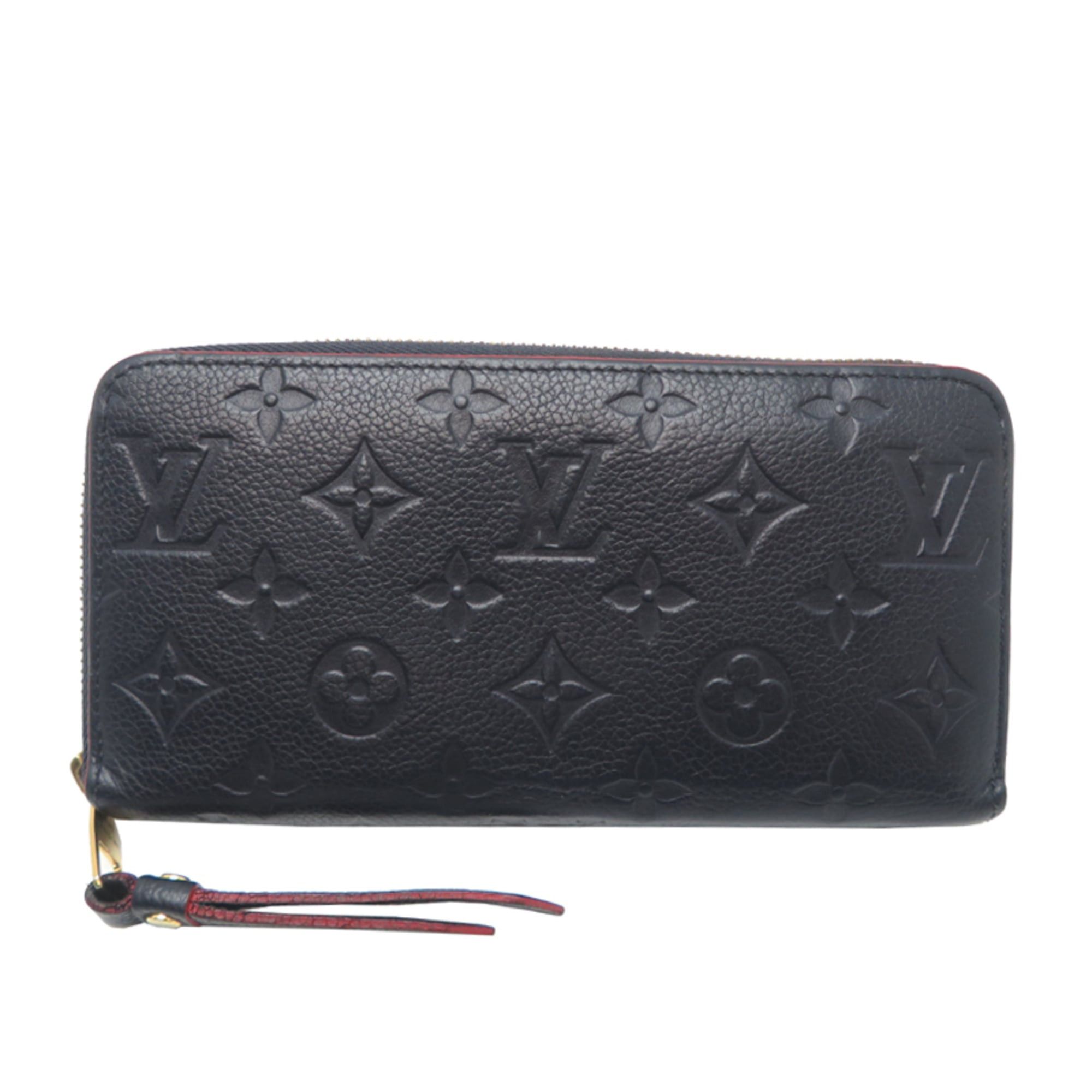 Louis Vuitton Louis Vuitton Zippy Wallet Women's Long M62121 (Discontinued) Monogram Empreinte Marine Rouge Size ONE SIZE - 1 Thumbnail