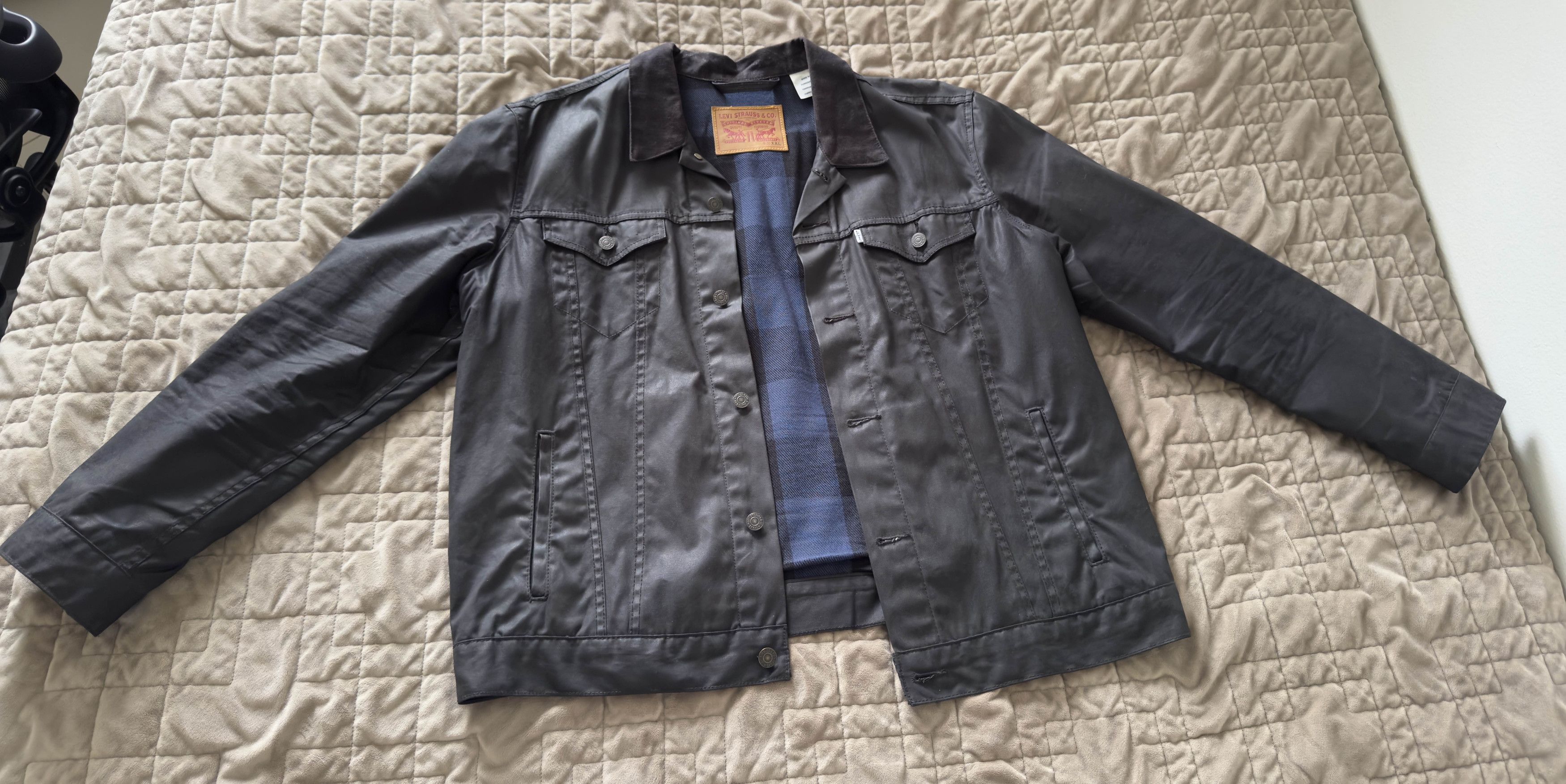 Levi's Black Waxed Denim Jacket