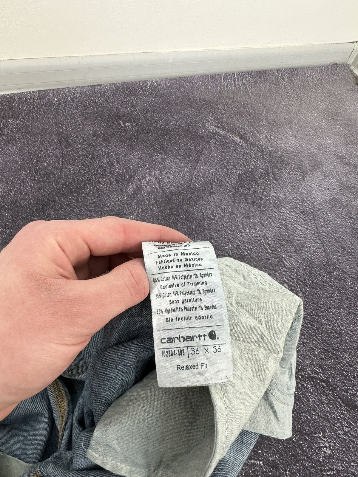 Carhartt Vintage Carhartt American Opium Faded USA Hype Work Jeans Size US 36 / EU 52 - 19 Thumbnail