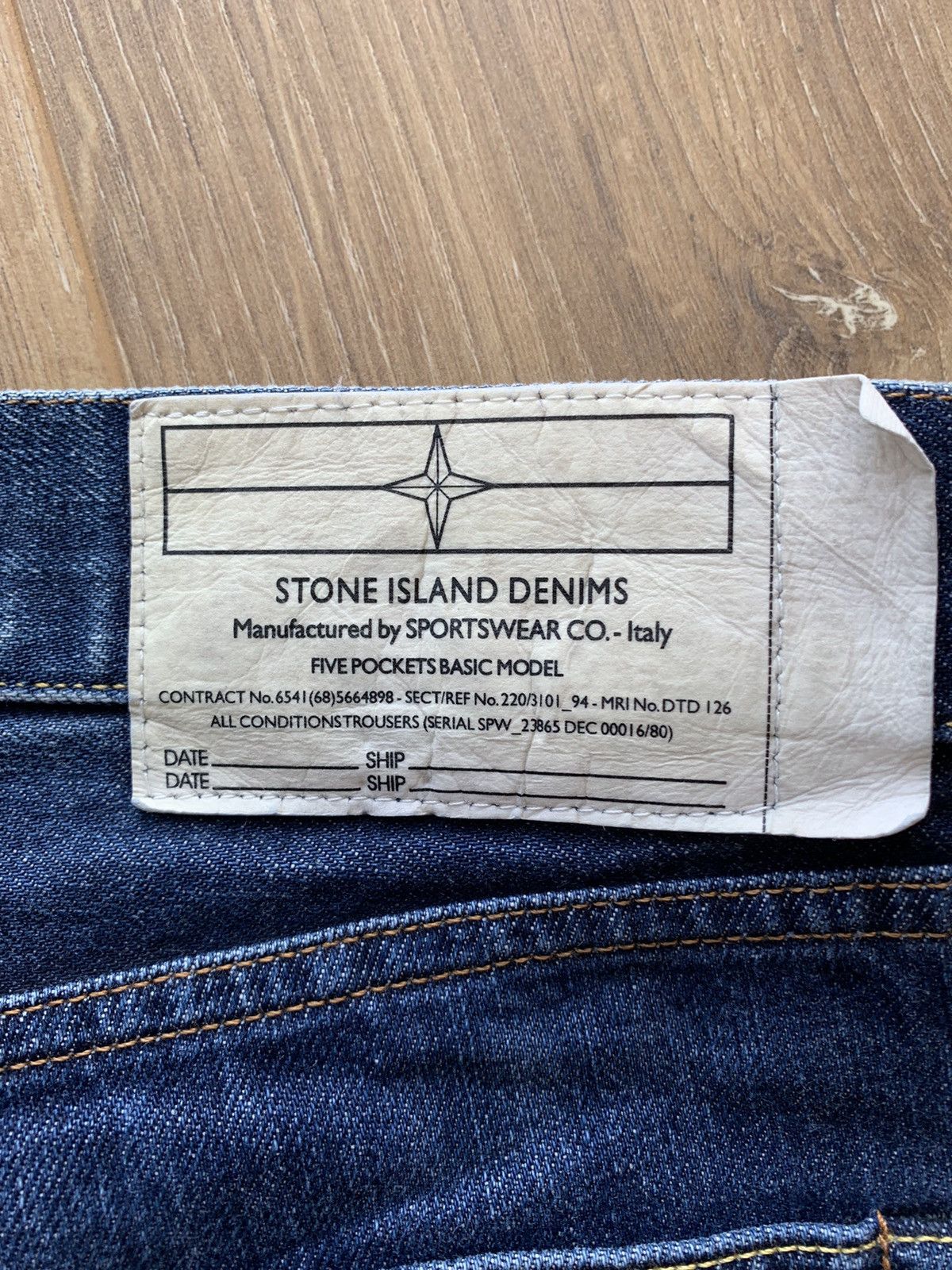 Stone Island Vintage Stone Island Denims navy jeans Size US 36 / EU 52 - 7 Thumbnail