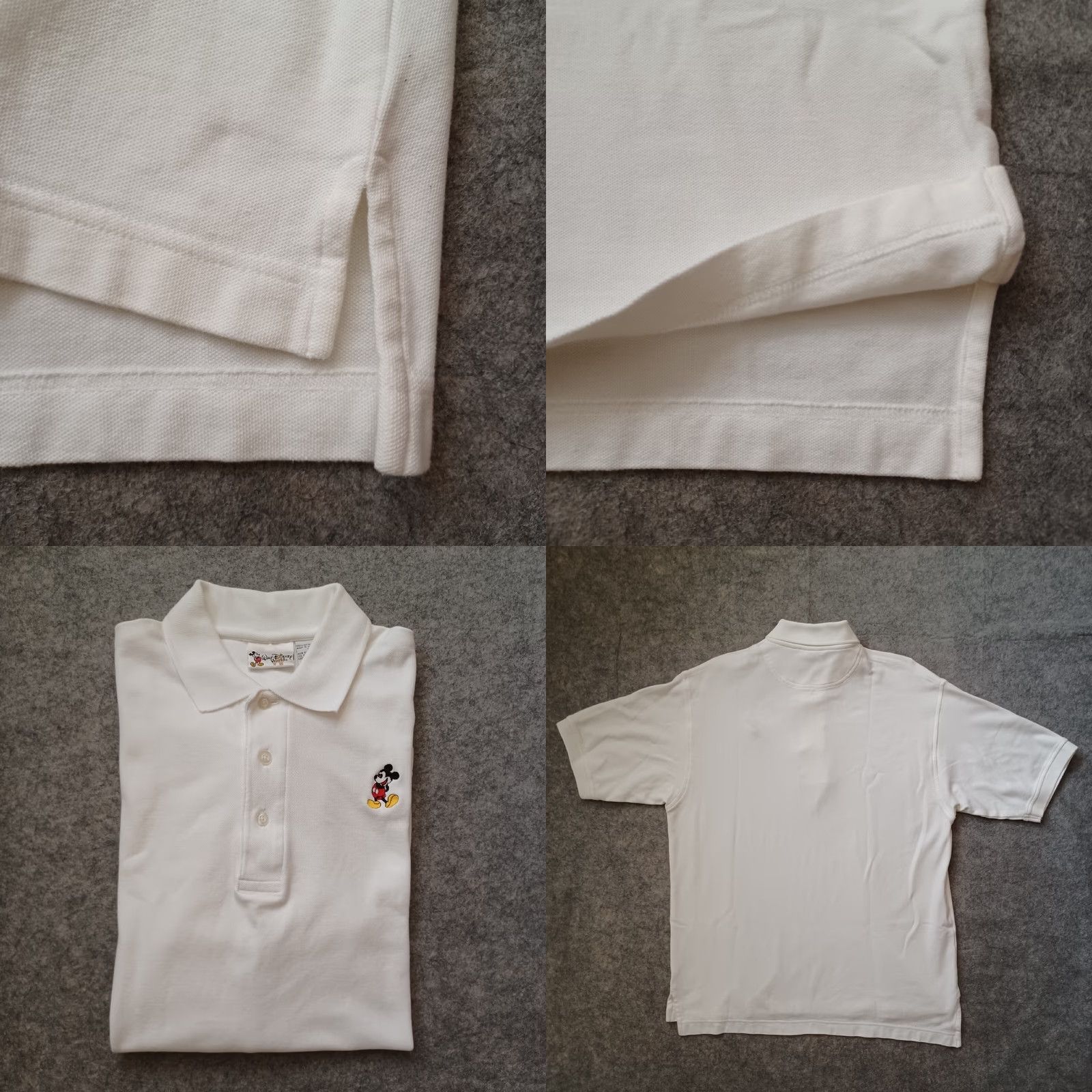 Disney VINTAGE Walt Disney World Shirt Men L White Polo Mickey Mouse Logo Embroidered Size US L / EU 52-54 / 3 - 9 Thumbnail