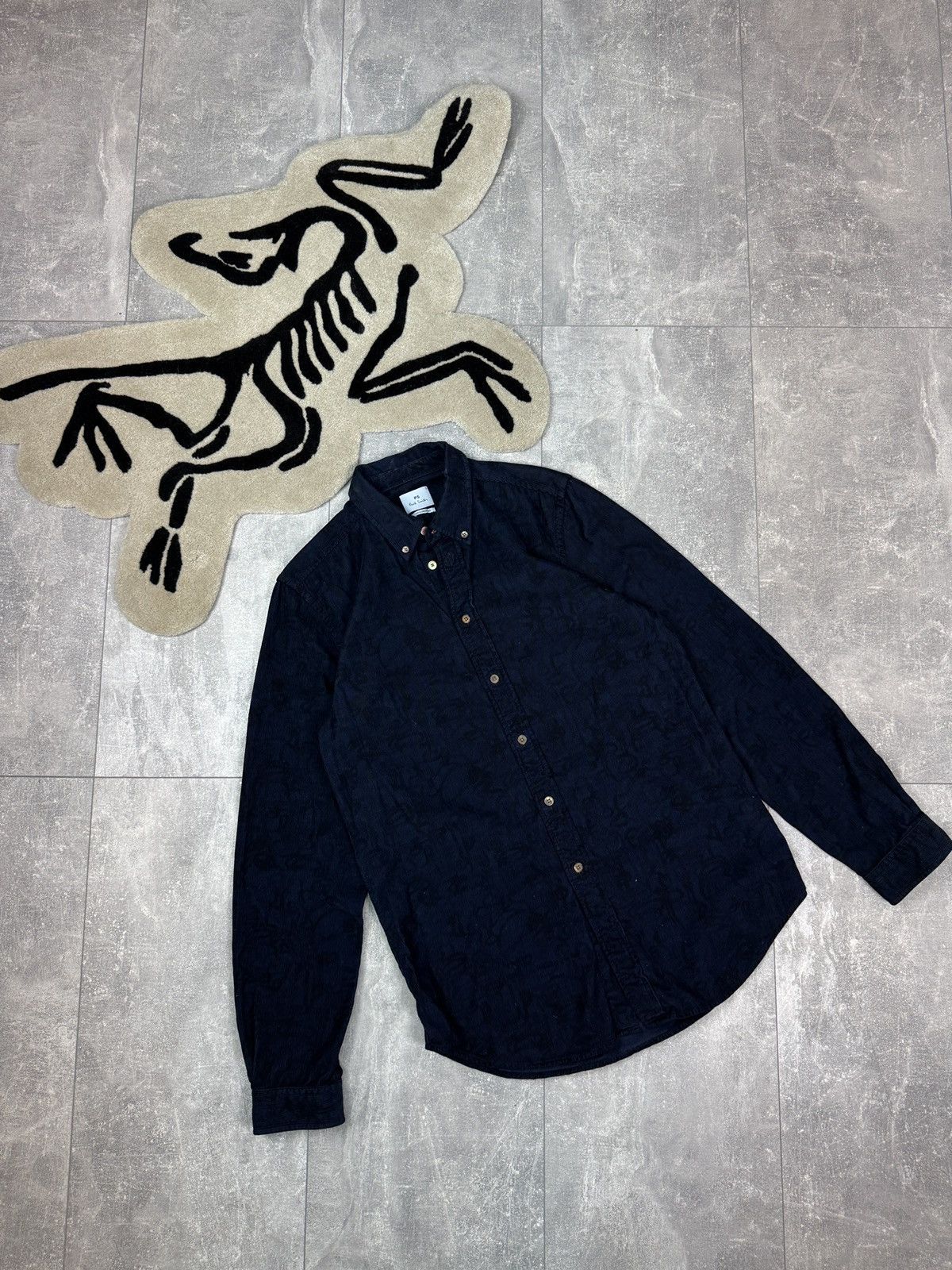 Paul Smith × Vintage Mens Vintage Paul Smith shirts button up corduroy velvet Size US S / EU 44-46 / 1 - 1 Thumbnail