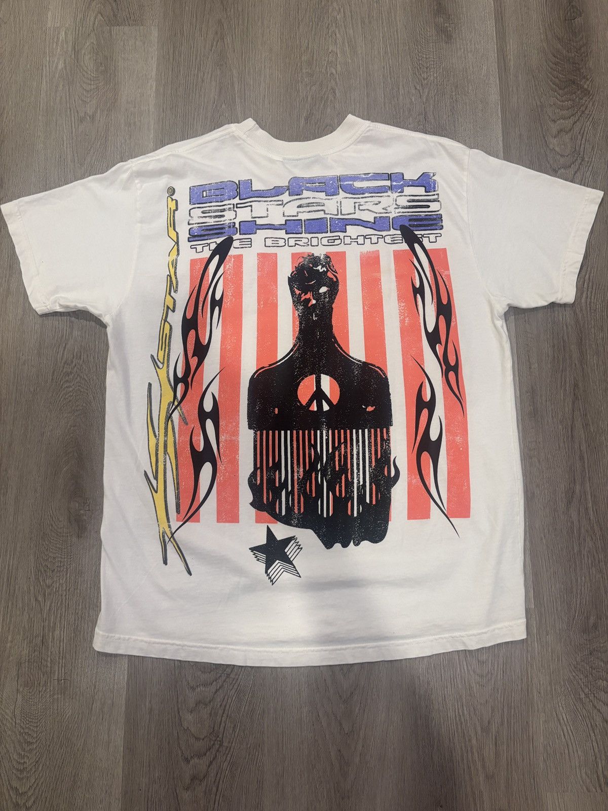HELLSTAR Hellstar “Black Stars Shine the Brightest” Tee Size US M / EU 48-50 / 2 - 2 Thumbnail