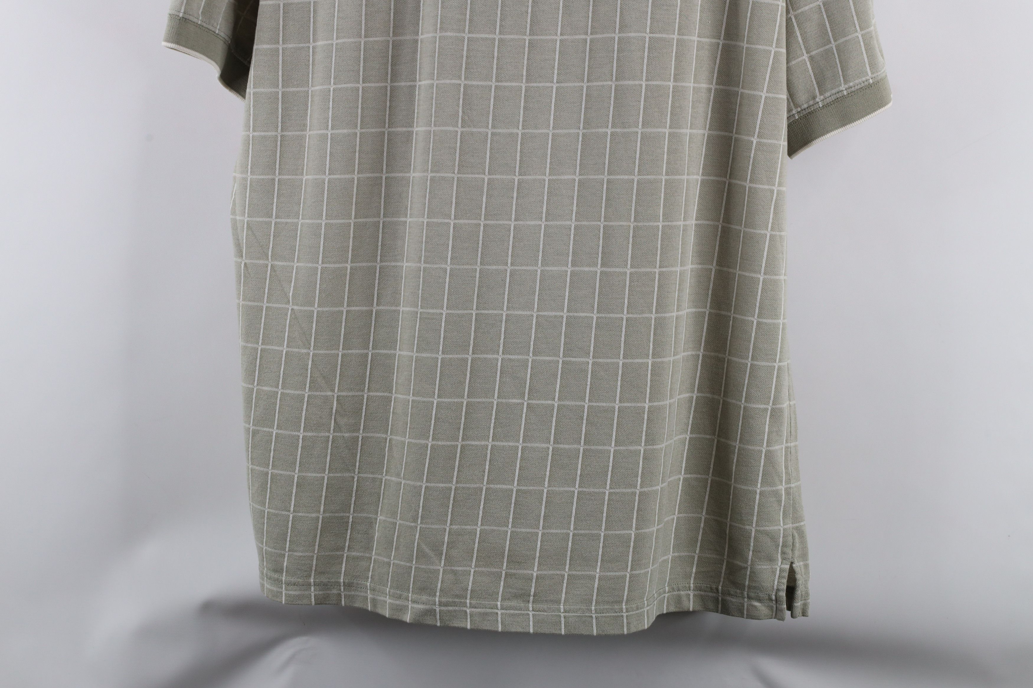 Vintage Vintage 90s Streetwear Knit Collared Polo Shirt Checkered Size US L / EU 52-54 / 3 - 11 Thumbnail