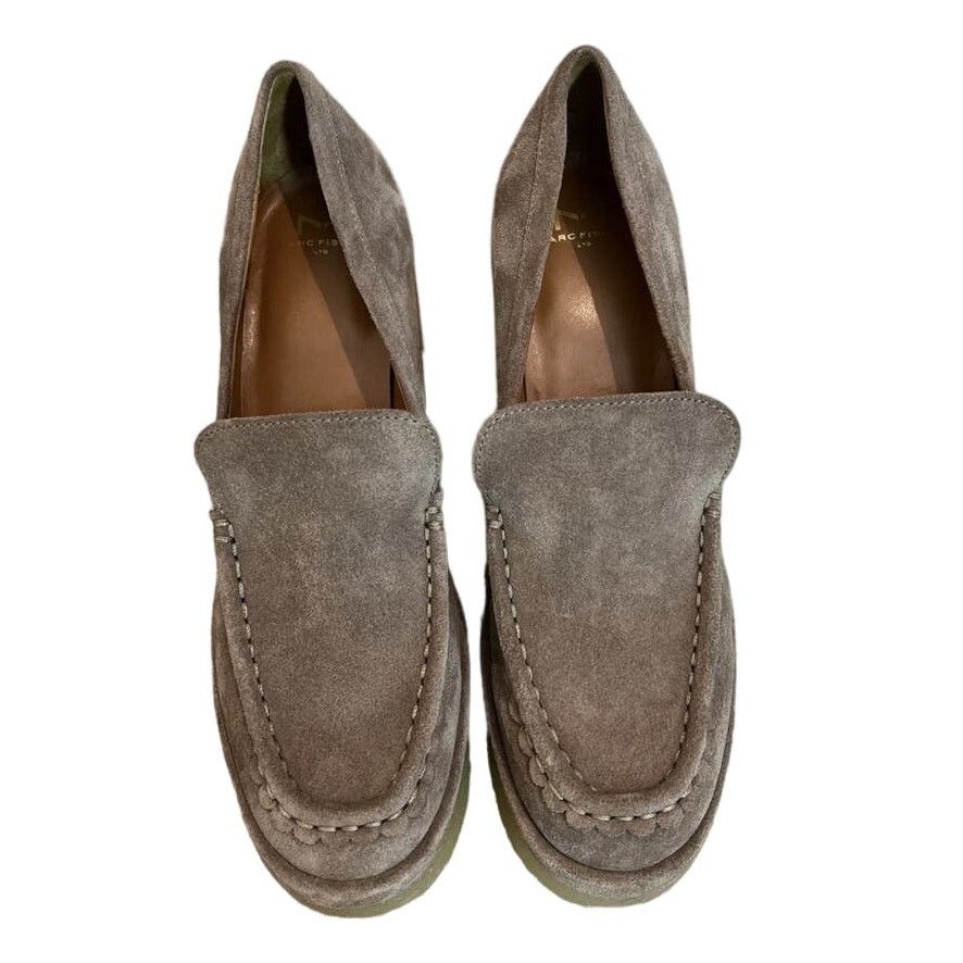 Marc Fisher MARC FISHER Lina Platform Loafer suede platform Size 10 M Size US 10 / IT 40 - 1 Thumbnail