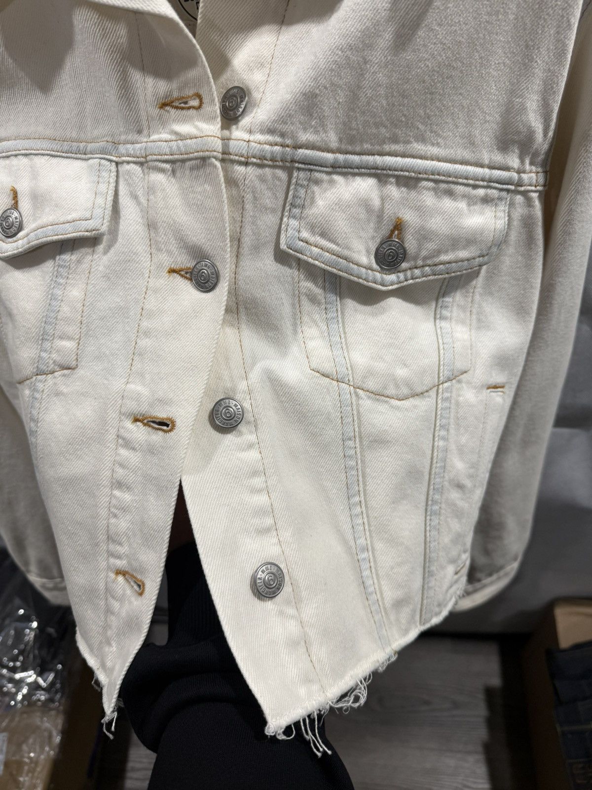 MM6 MM6 Cut off Denim Jacket Size US S / EU 44-46 / 1 - 2 Thumbnail