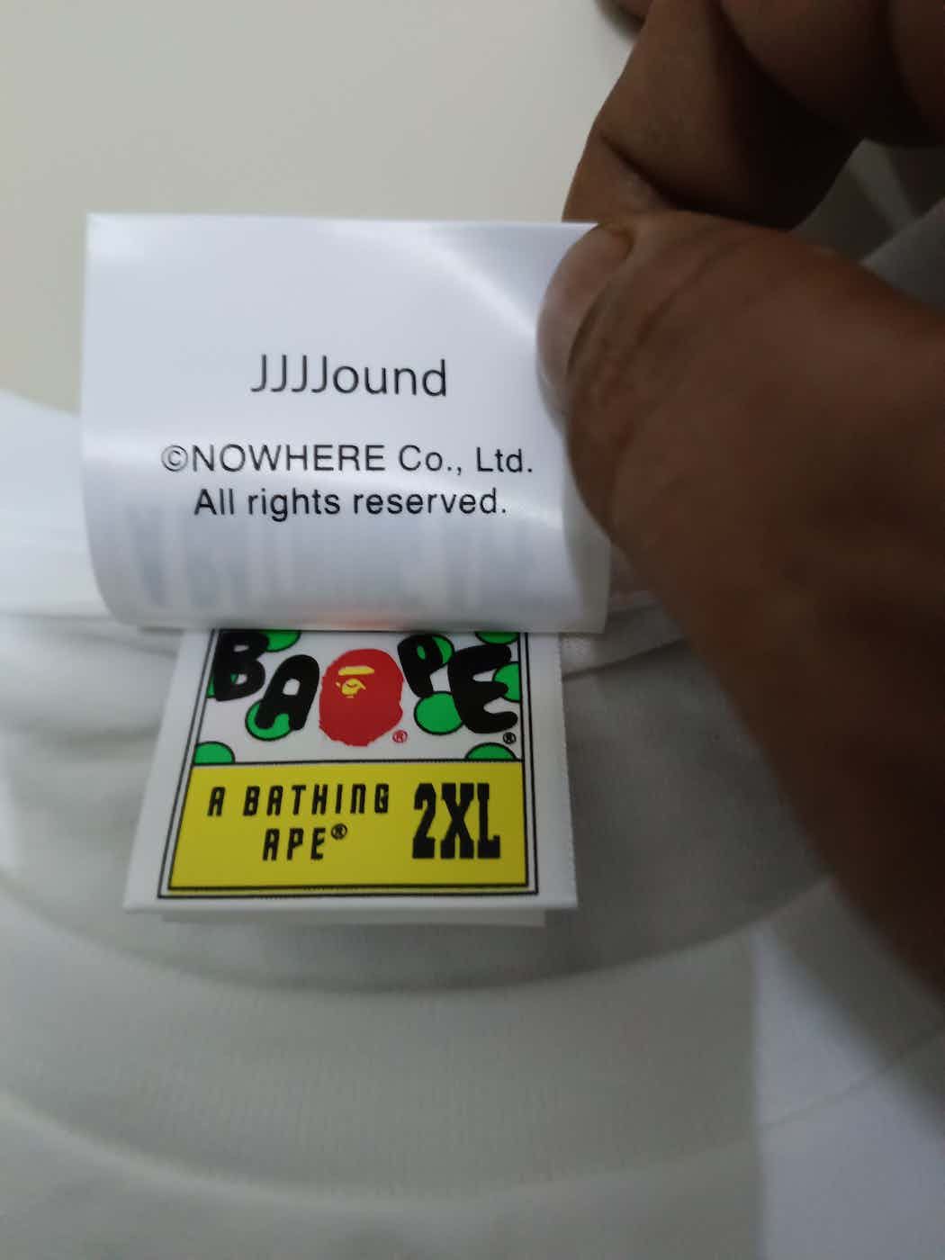 Bape × JJJJound Bape x Jjjound T-Shirt Size US XXL / EU 58 / 5 - 5 Thumbnail