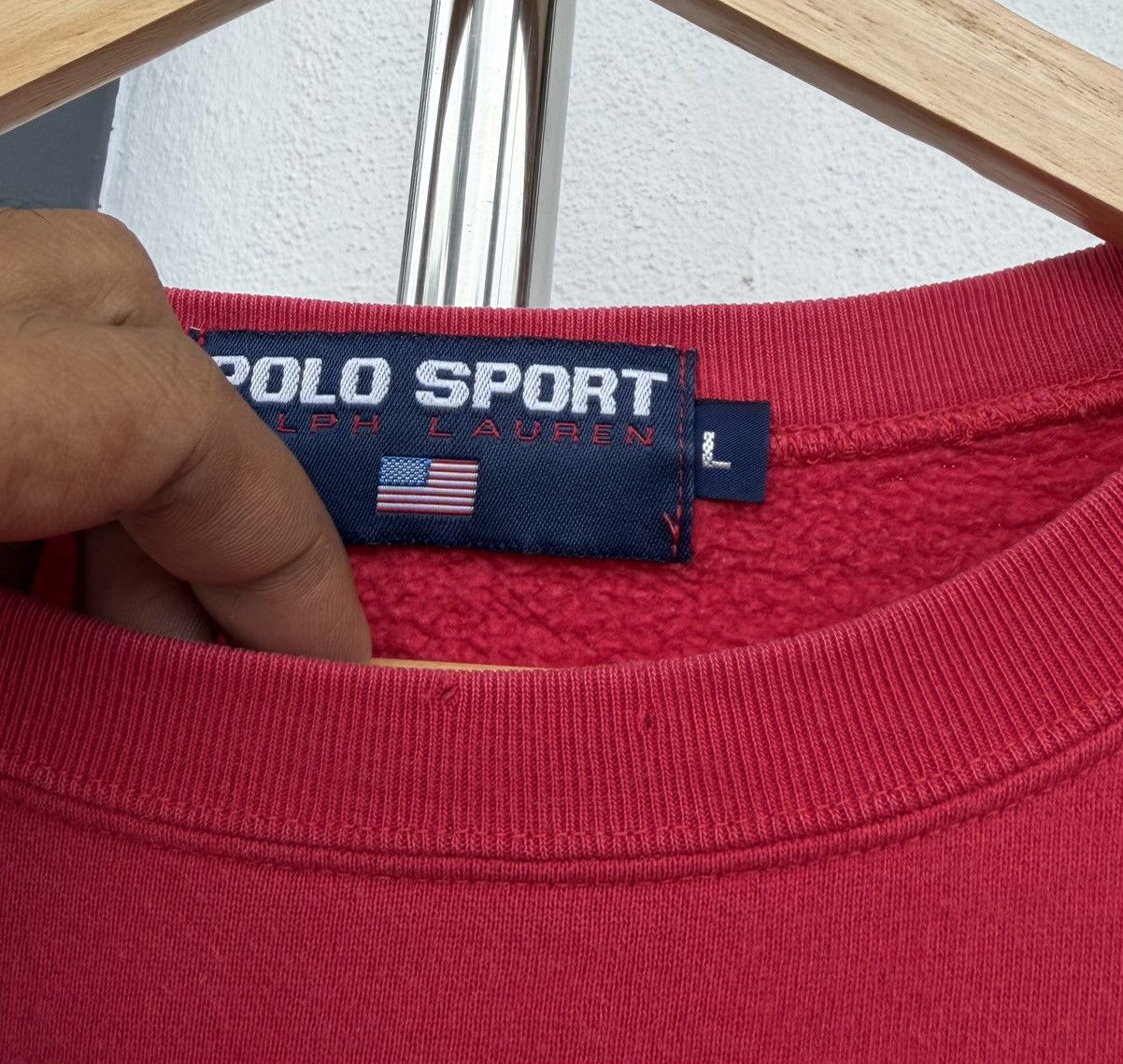 Polo Ralph Lauren Vintage 90s Polo Sport Ralph Lauren Spellout Sweatshirt Size US L / EU 52-54 / 3 - 11 Thumbnail