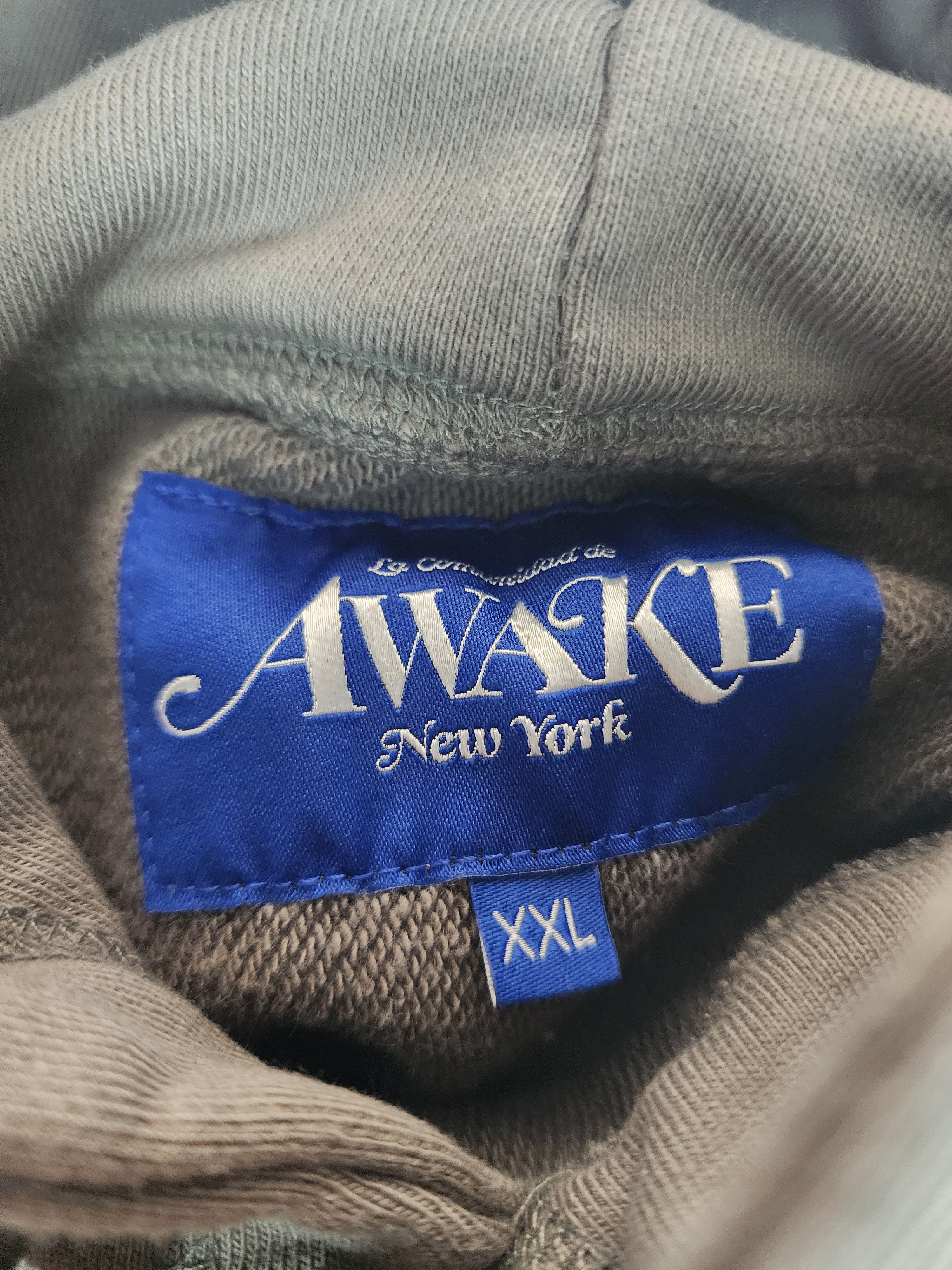 Awake NY Military Logo Embroidered Hoodie Size US XXL / EU 58 / 5 - 6 Thumbnail