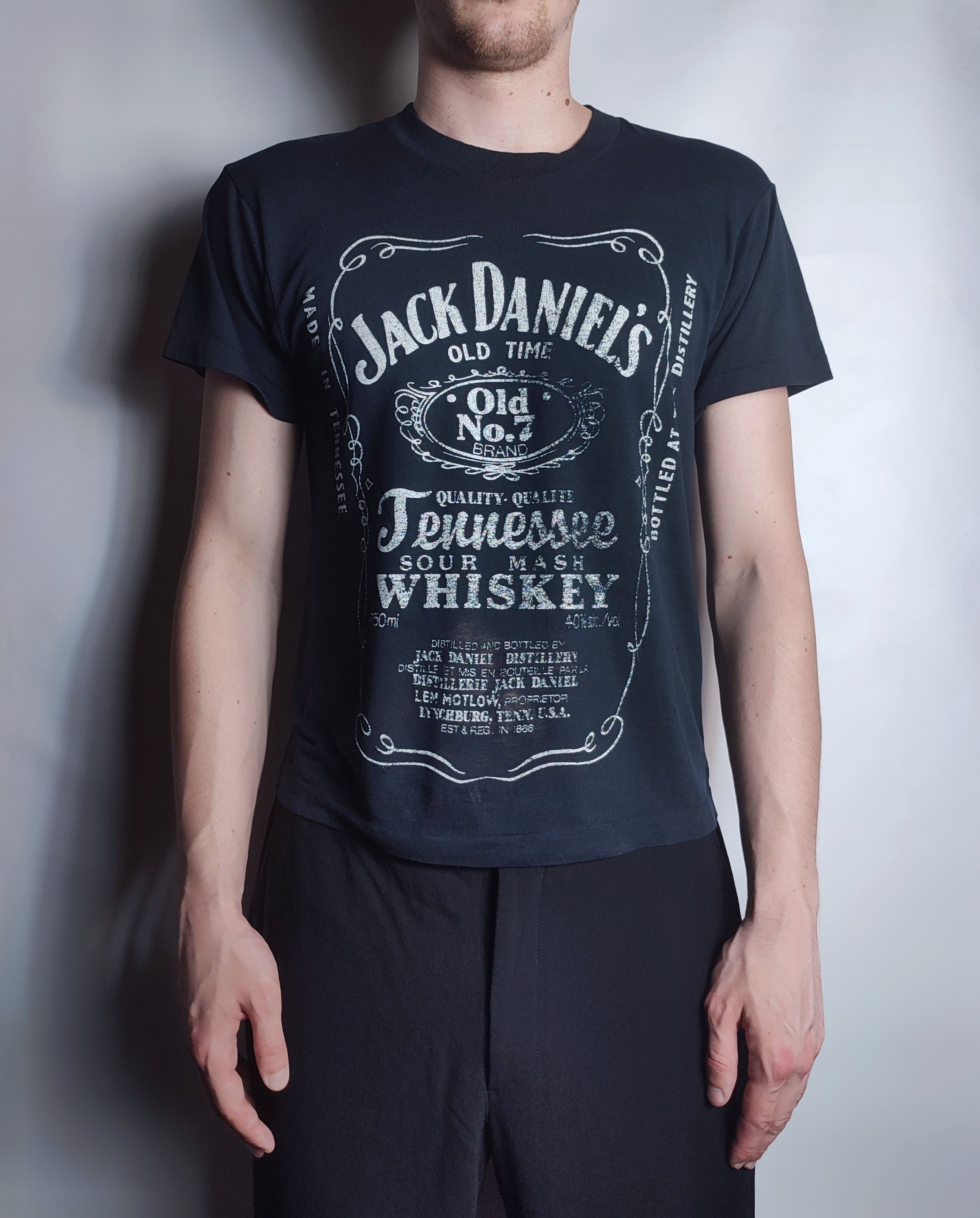 Vintage Vintage Whiskey Single Stitch Thin T-shirt Size US M / EU 48-50 / 2 - 2 Thumbnail