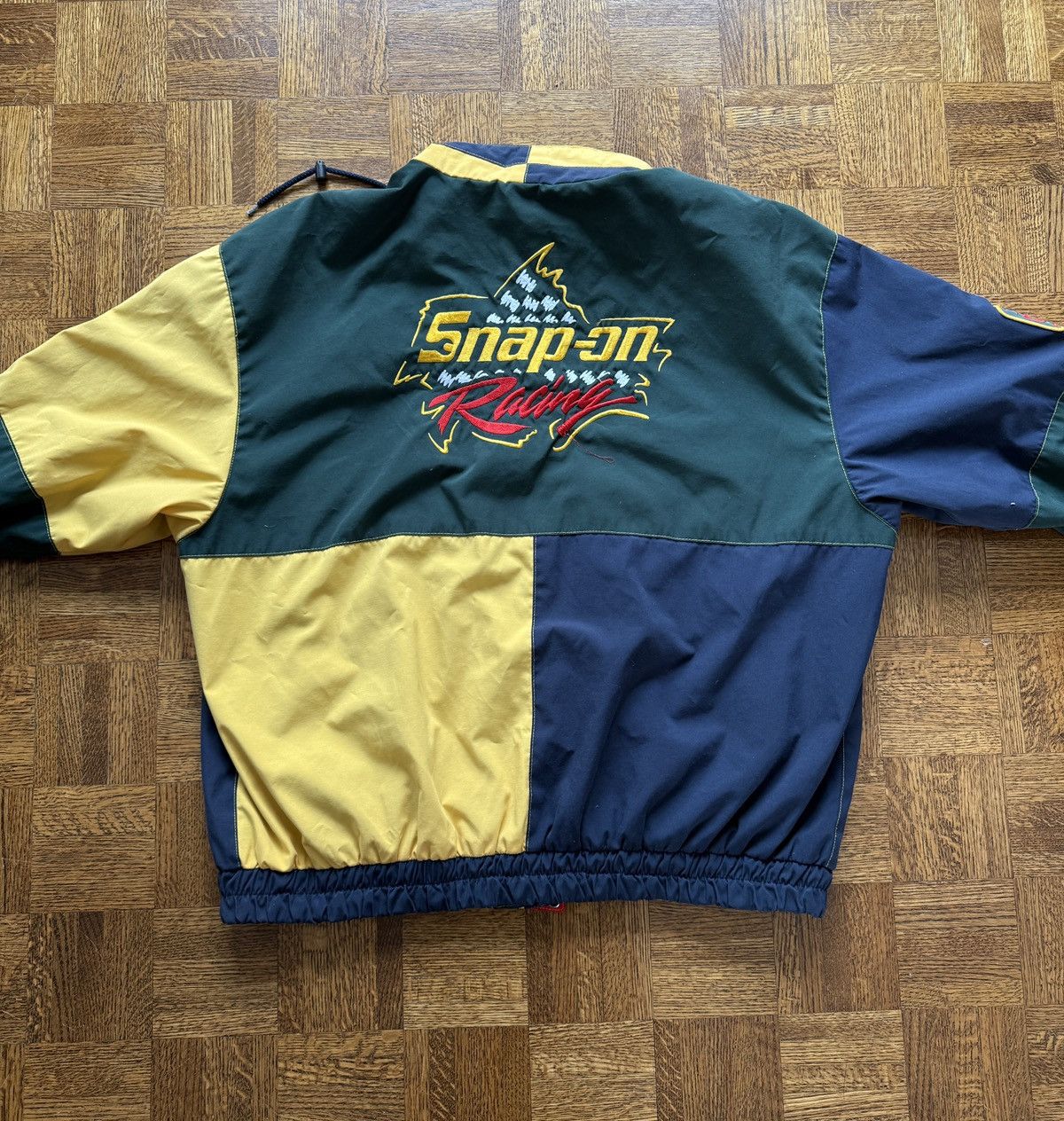 Vintage Vintage Snap On Racing Embroidered Jacket Size US XXL / EU 58 / 5 - 2 Thumbnail