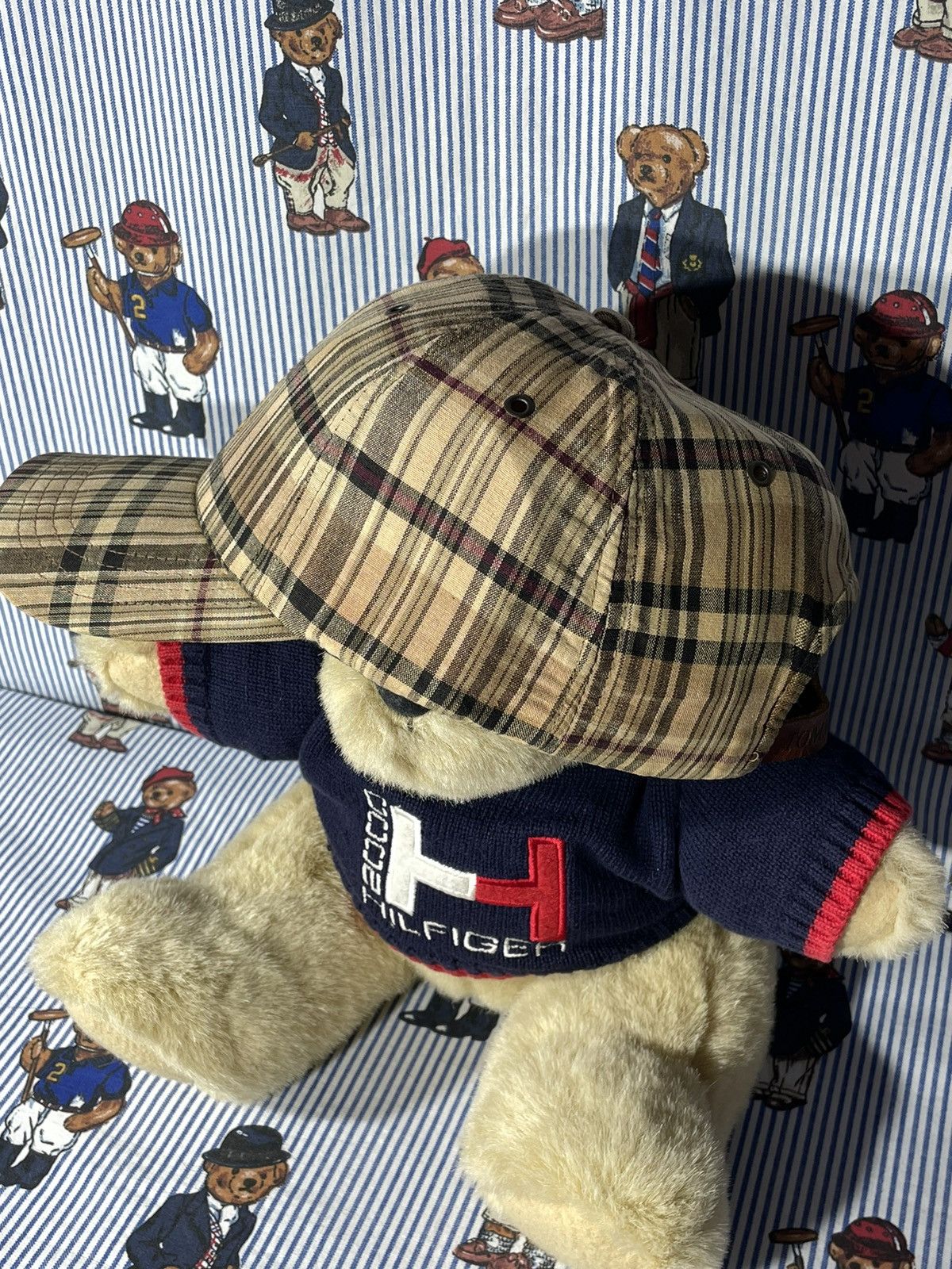 Tommy Hilfiger × Vintage Cap Tommy Hilfiger Lion Crest OG Vintage 90’s Size ONE SIZE - 9 Thumbnail