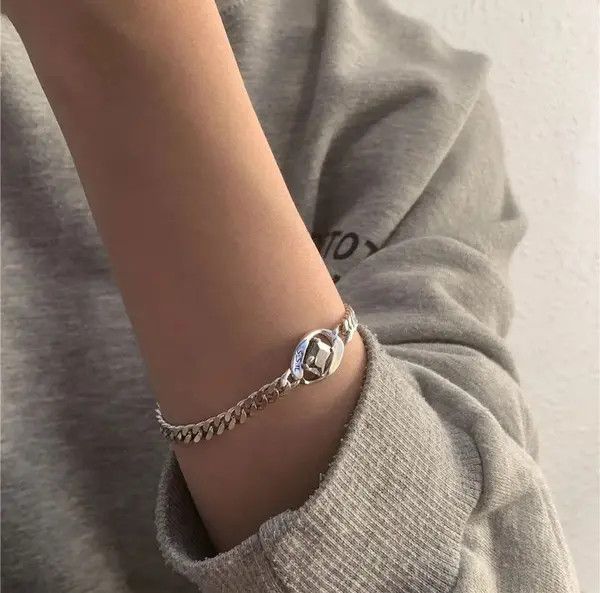 VIBE Irregular Geometric Zircon Bracelets Bangles Size ONE SIZE - 4 Thumbnail