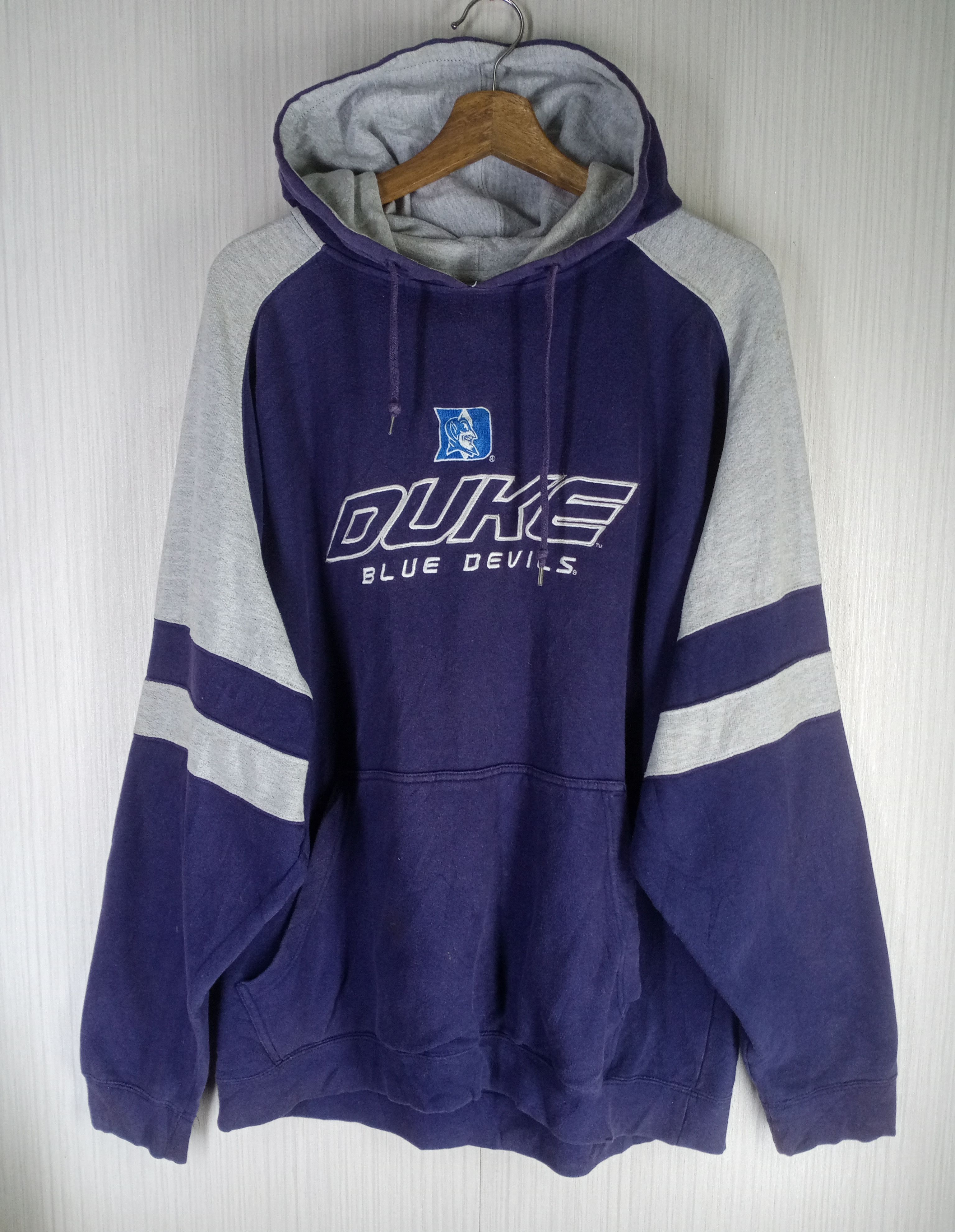 NCAA Rare Vintage DUKE Blue Devil's University Hoodie Size US L / EU 52-54 / 3 - 1 Thumbnail