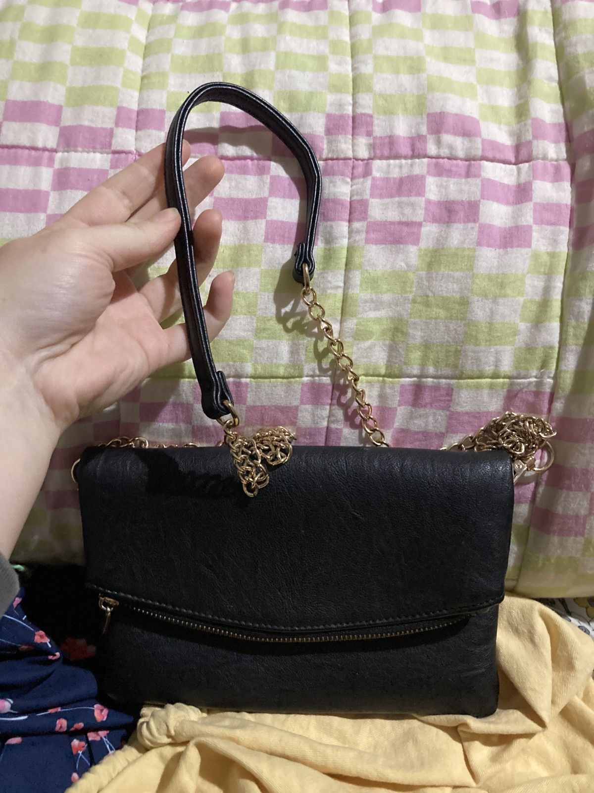 Other Black pleather crossbody bag Size ONE SIZE - 2 Thumbnail