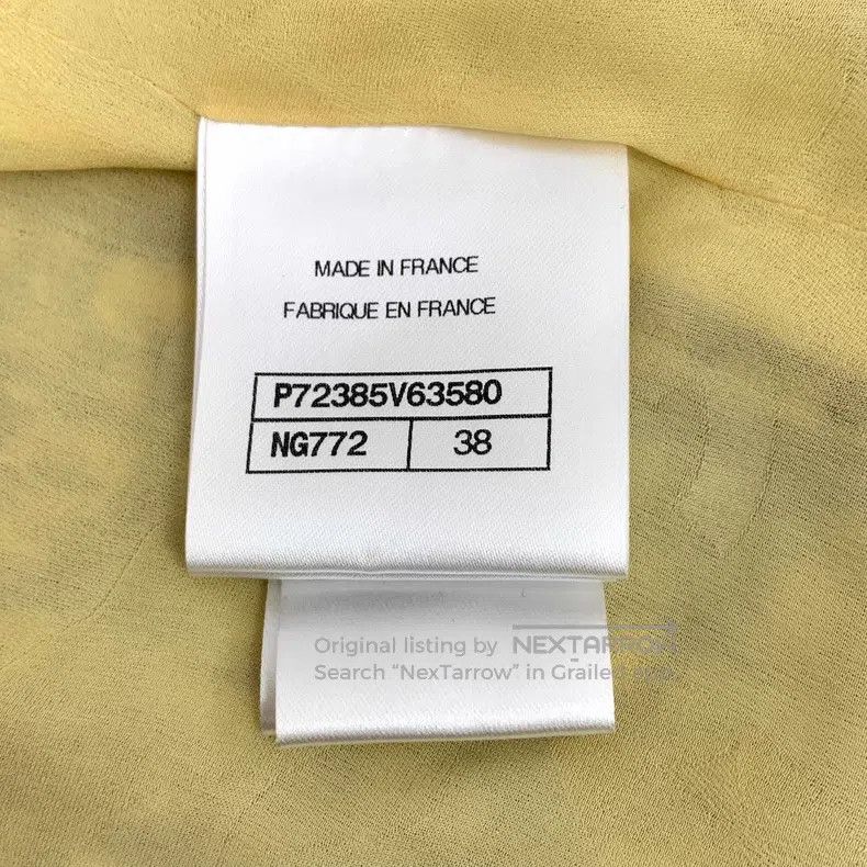 Chanel Chanel 22P colour-blocked lapel double-breasted long-sleev Size XS / US 0-2 / IT 36-38 - 6 Thumbnail