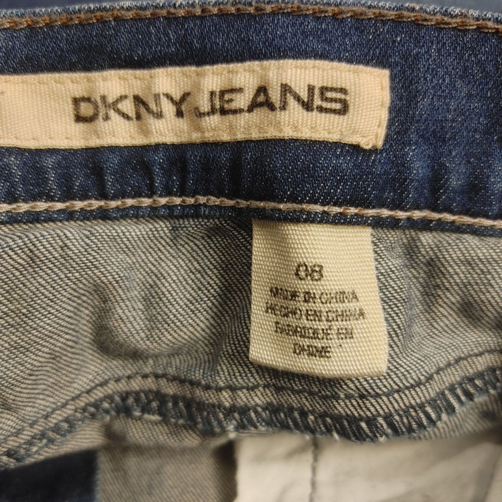 DKNY DKNY Jeans Women's 8 Medium Washed Denim Jean Shorts Size 30" / US 8 / IT 44 - 3 Thumbnail