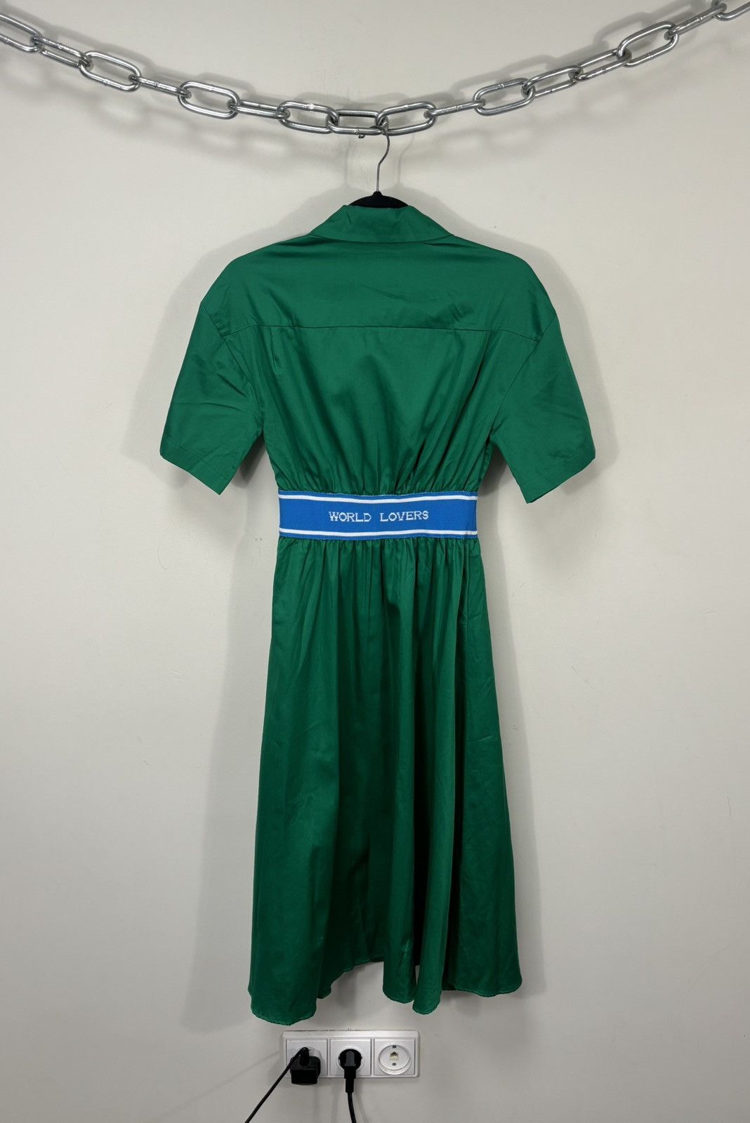 Sandro Sandro Sofiane NWT World Lovers Cotton Short Sleeve Dress Size XS / US 0-2 / IT 36-38 - 20 Thumbnail