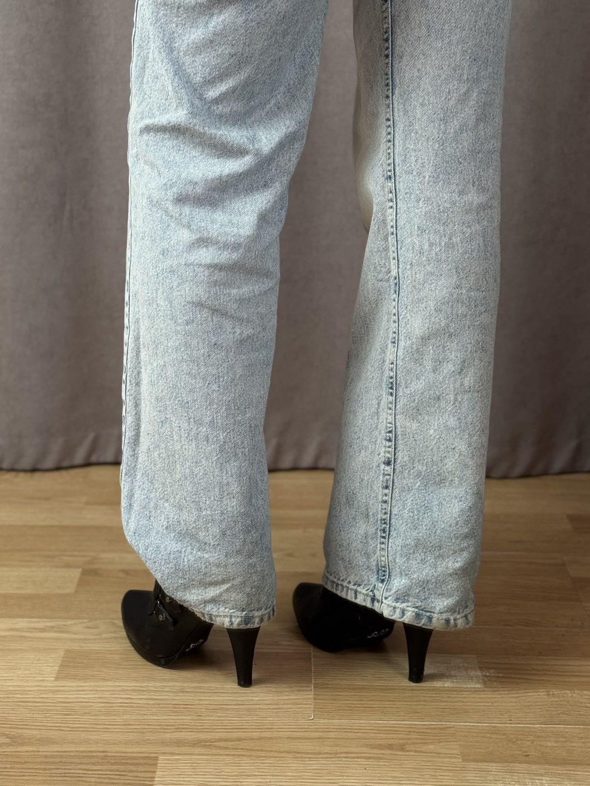 A.S.98 Vintage Leather Boots High Heel Y2k Avantgarde IfSixWasNine Size US 8 / IT 38 - 7 Thumbnail