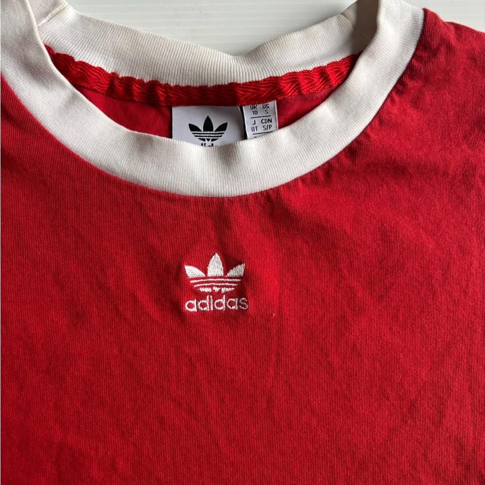 Adidas Women's Adidas Original Red Crop Top Size S / US 4 / IT 40 - 3 Thumbnail
