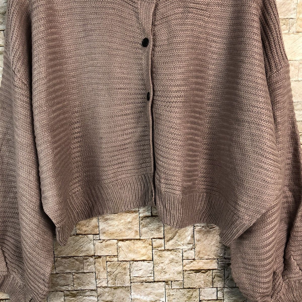 Japanese Brand Maoyesky Purple Patterned Cardigans Knitwear crop top #A1211 Size L / US 10 / IT 46 - 6 Thumbnail