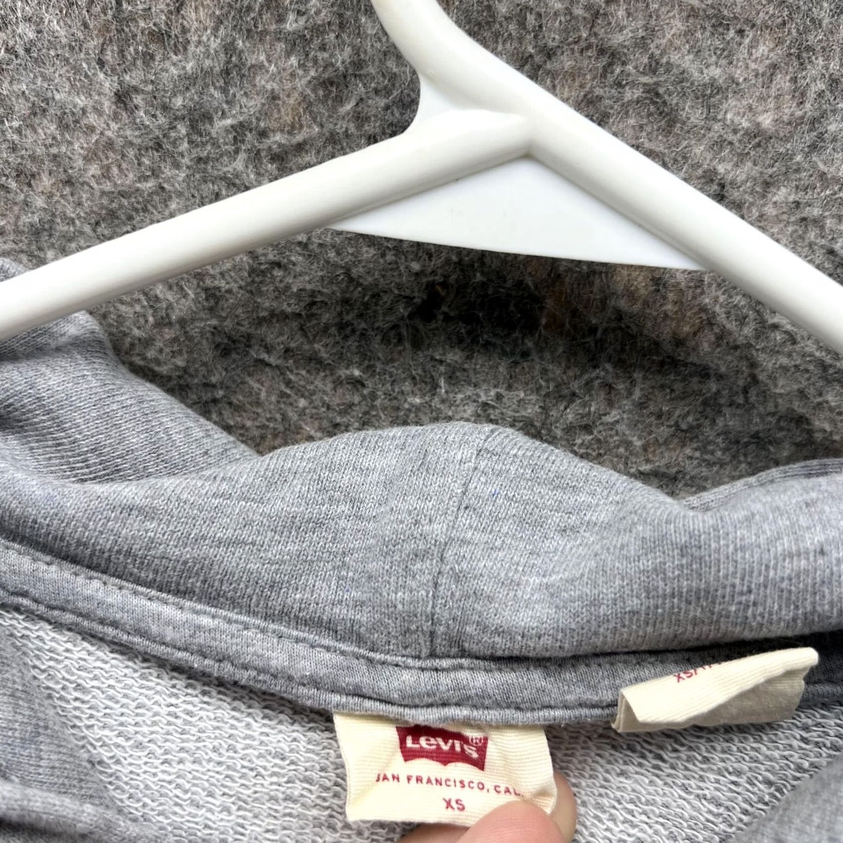 Levi's VINTAGE Levi's Sweater Men XS Adult Gray Fleece Pullover Shirt Jacket Size US XS / EU 42 / 0 - 6 Thumbnail